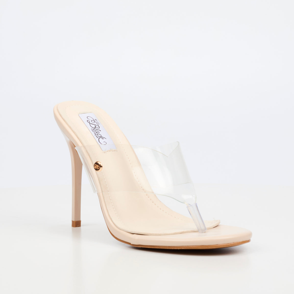 Miss Black Nelly 9 High Heel - Natural footwear Miss Black