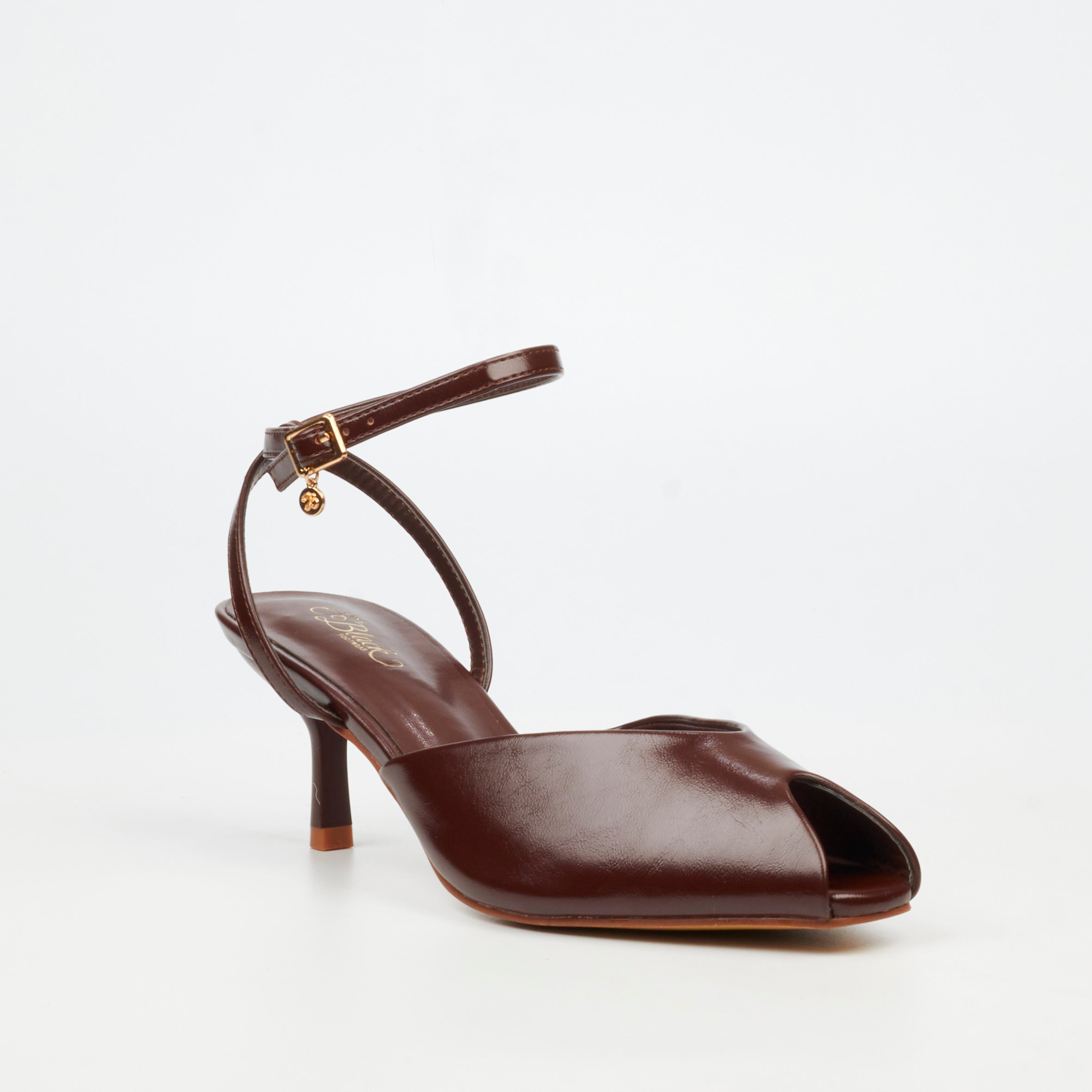 Miss Black Nila 1 Heel - Chocolate footwear Miss Black
