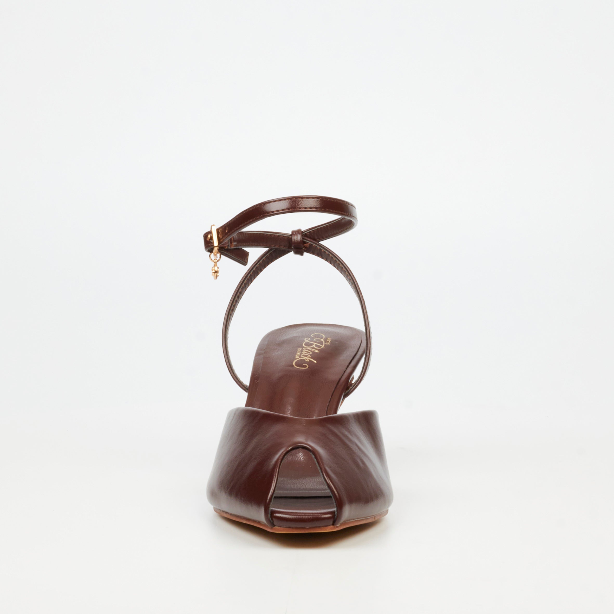 Miss Black Nila 1 Heel - Chocolate footwear Miss Black