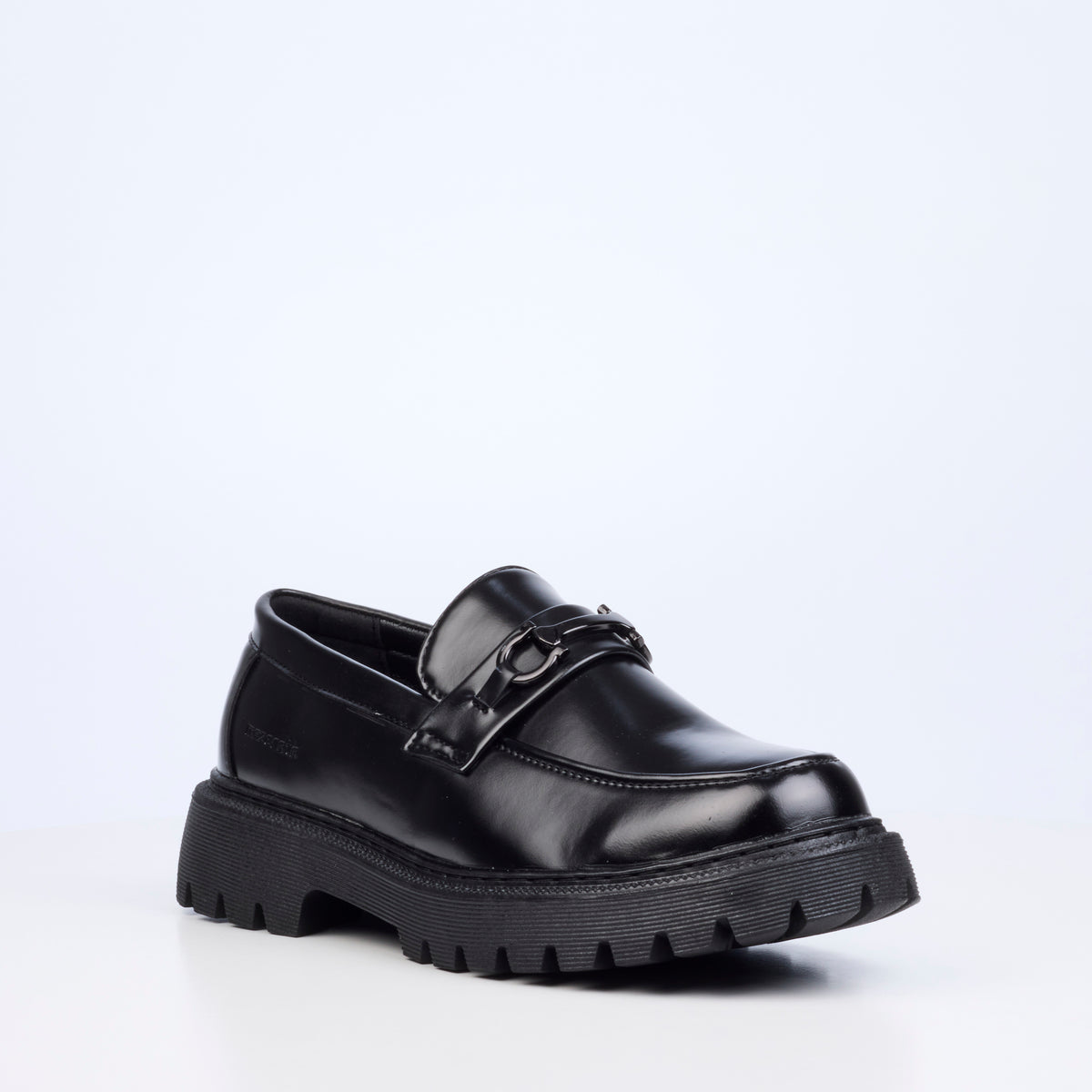 Mazerata Novak 3 Faux Wax Shoe - Black footwear Mazerata