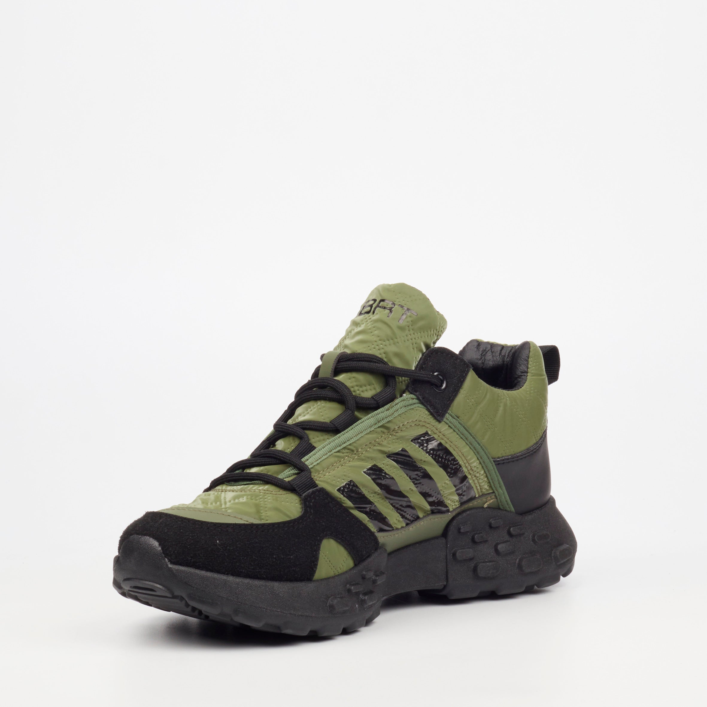 Urbanart Palaid 13 Faux Nubuck / Lycra Sneaker - Olive footwear UBRT