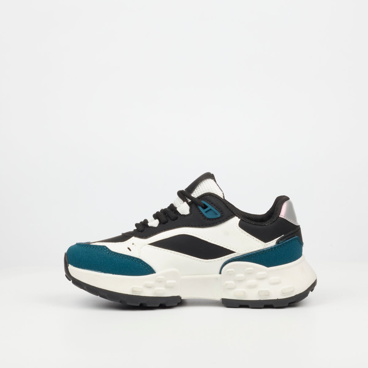 Urbanart Palaid 19 Faux Wax / Faux Suede Sneaker - Black (Kids)