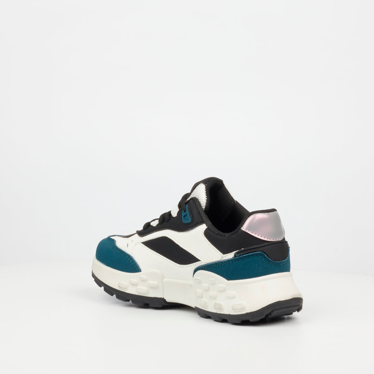 Urbanart Palaid 19 Faux Wax / Faux Suede Sneaker - Black (Kids)
