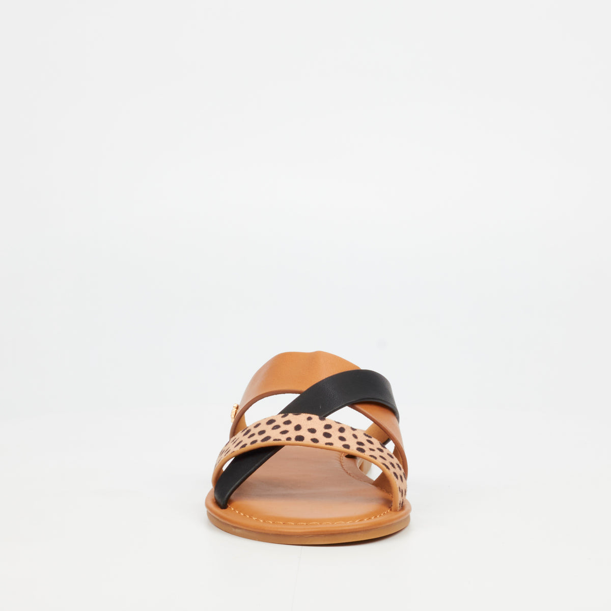Butterfly Feet Palms 1 Flat Sandal - Black footwear Butterfly Feet