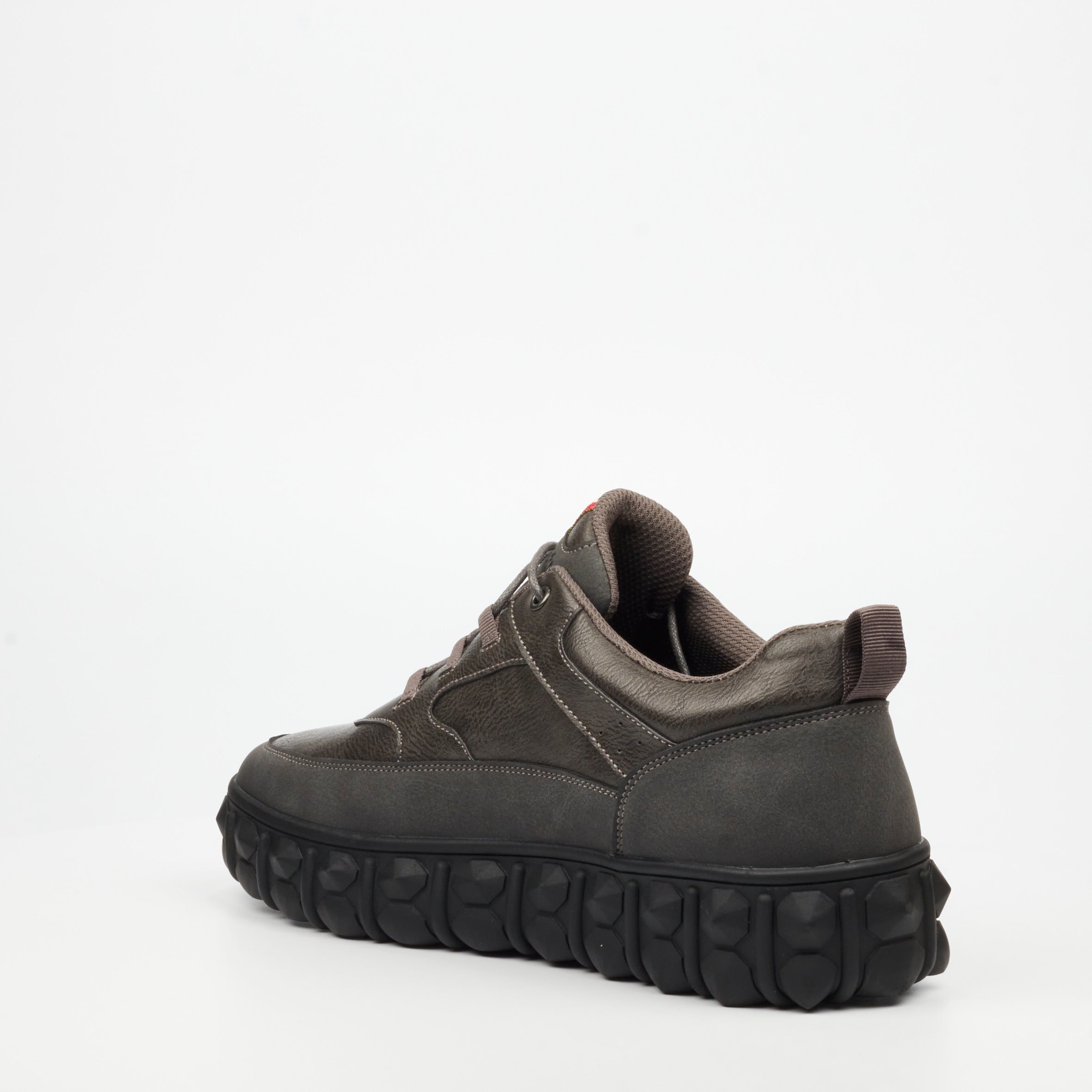 Mazerata Pigale 5 Faux Nubuck Sneaker - Grey footwear Mazerata