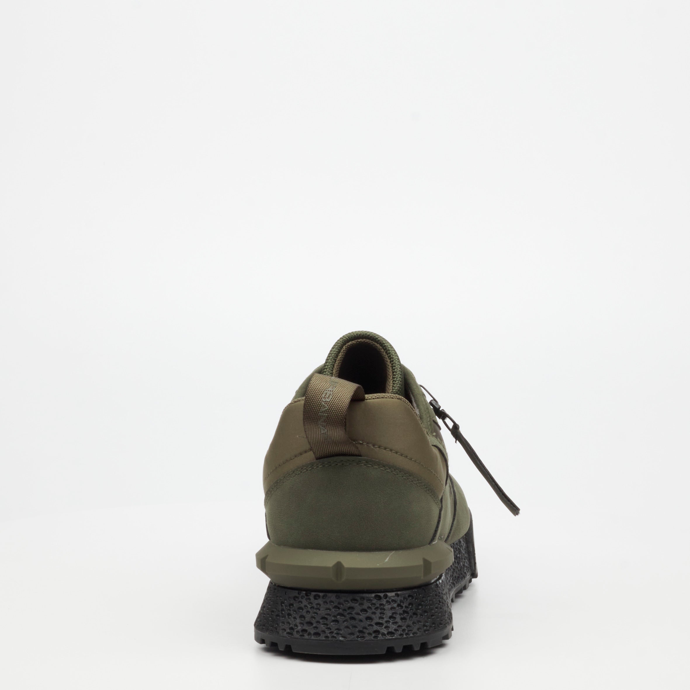 Urbanart Play 19 Nylon / Faux Wax Sneaker - Olive footwear Urbanart
