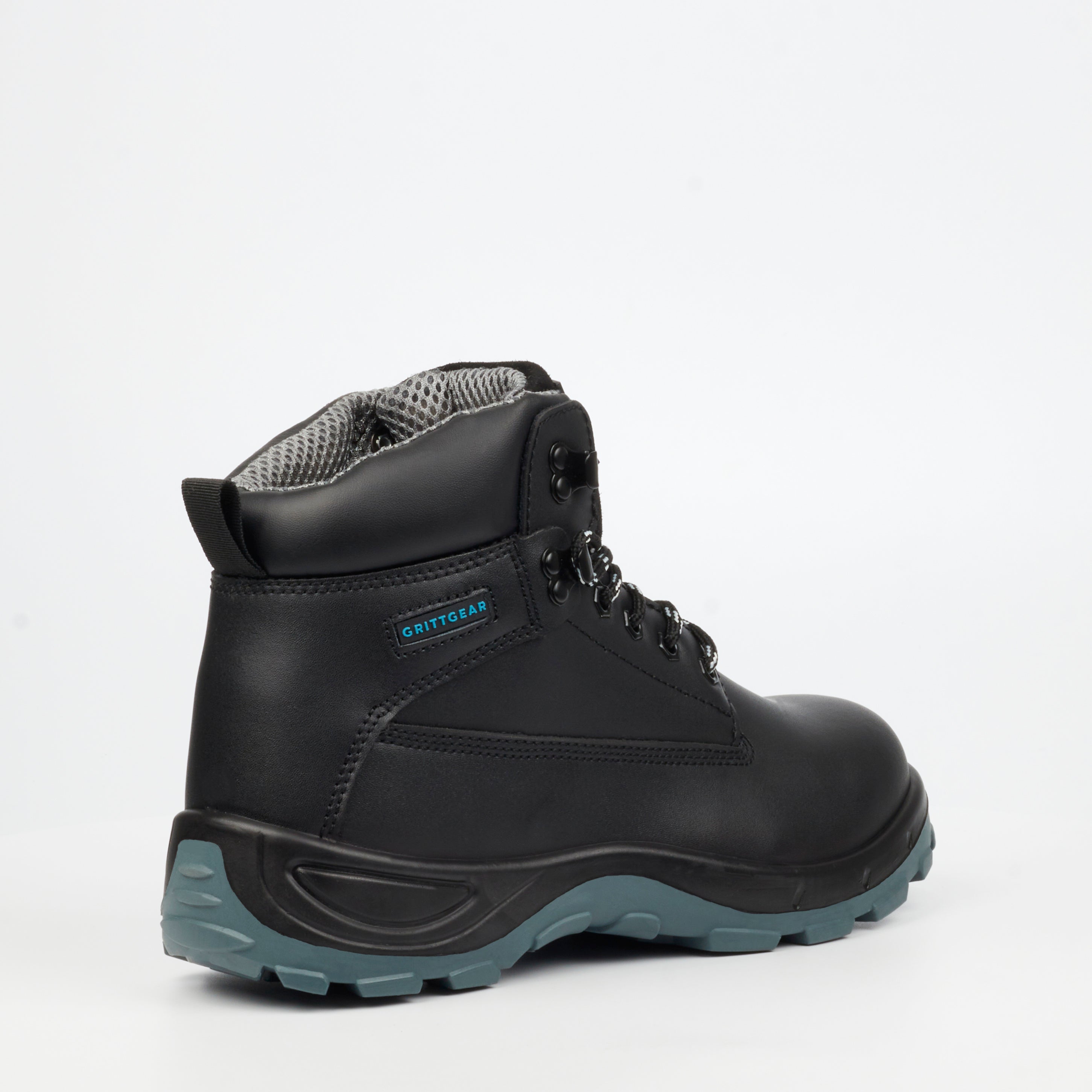Grittgear Quartz S1P Leather Safety Boot - Black safety Grittgear