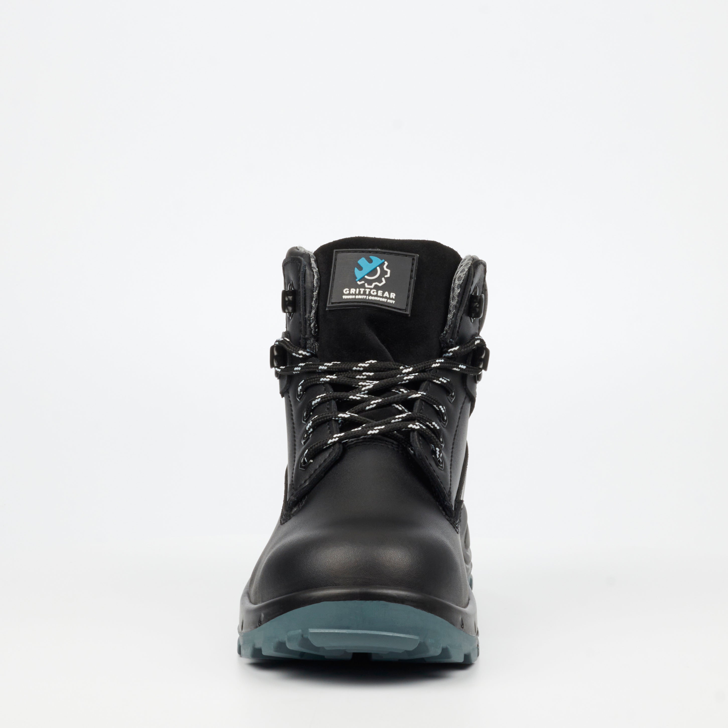 Grittgear Quartz S1P Leather Safety Boot - Black safety Grittgear