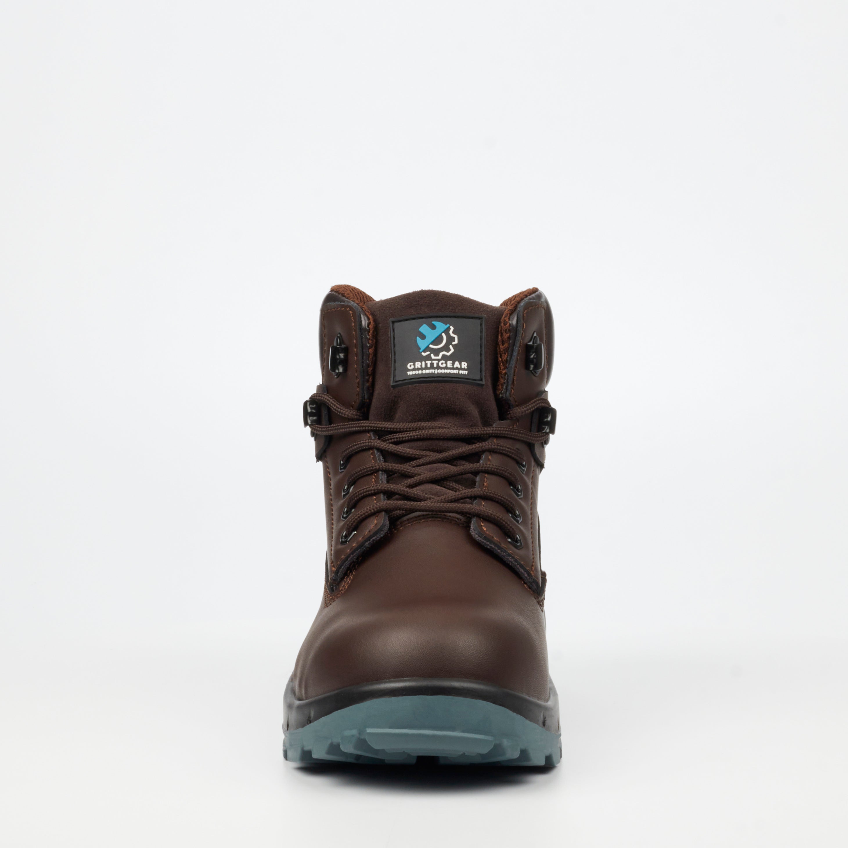 Grittgear Quartz S1P Leather Safety Boot - Chocolate safety Grittgear