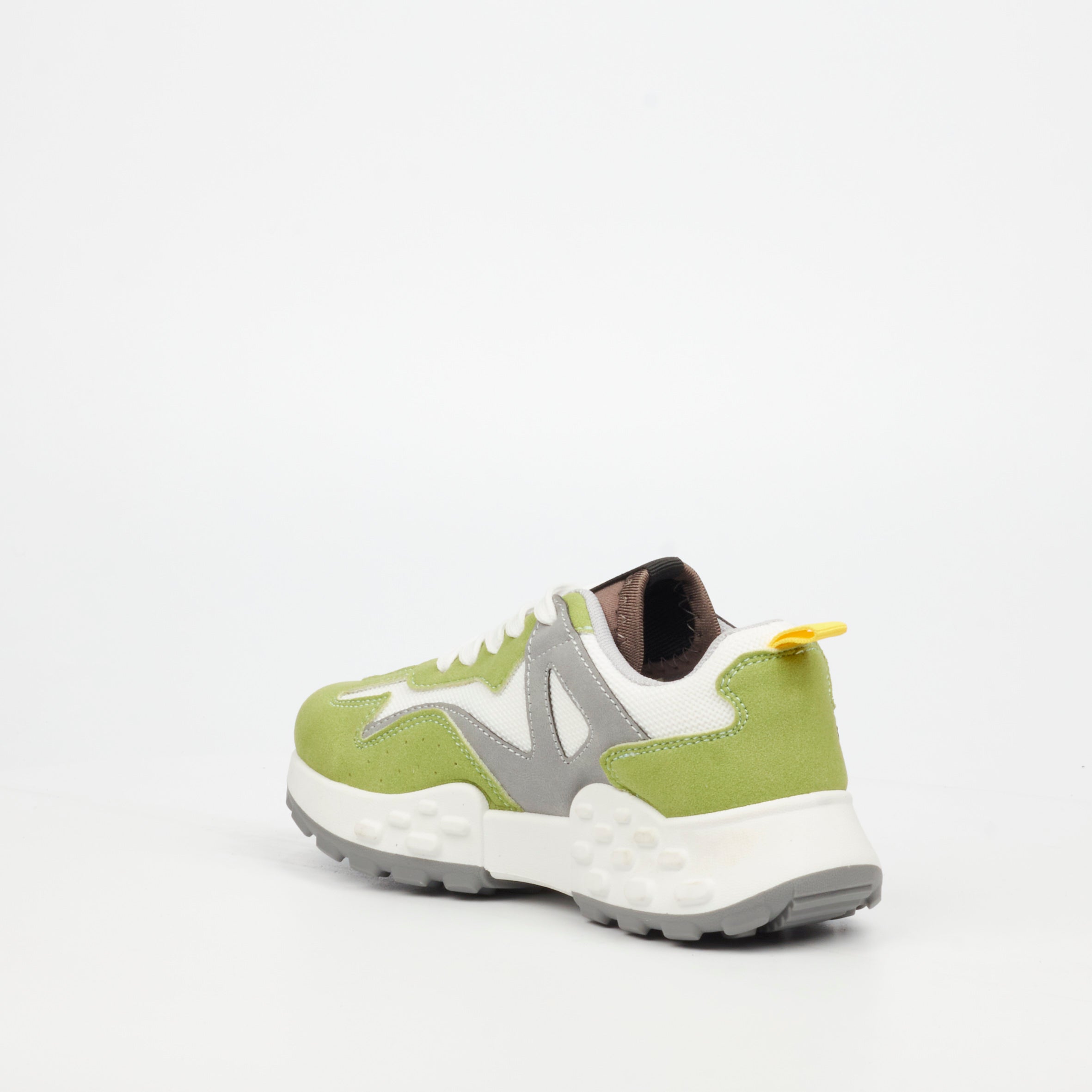 Urbanart Redo 1 Faux Wax / Faux Nylon Sneaker - Green (youth) footwear UBRT