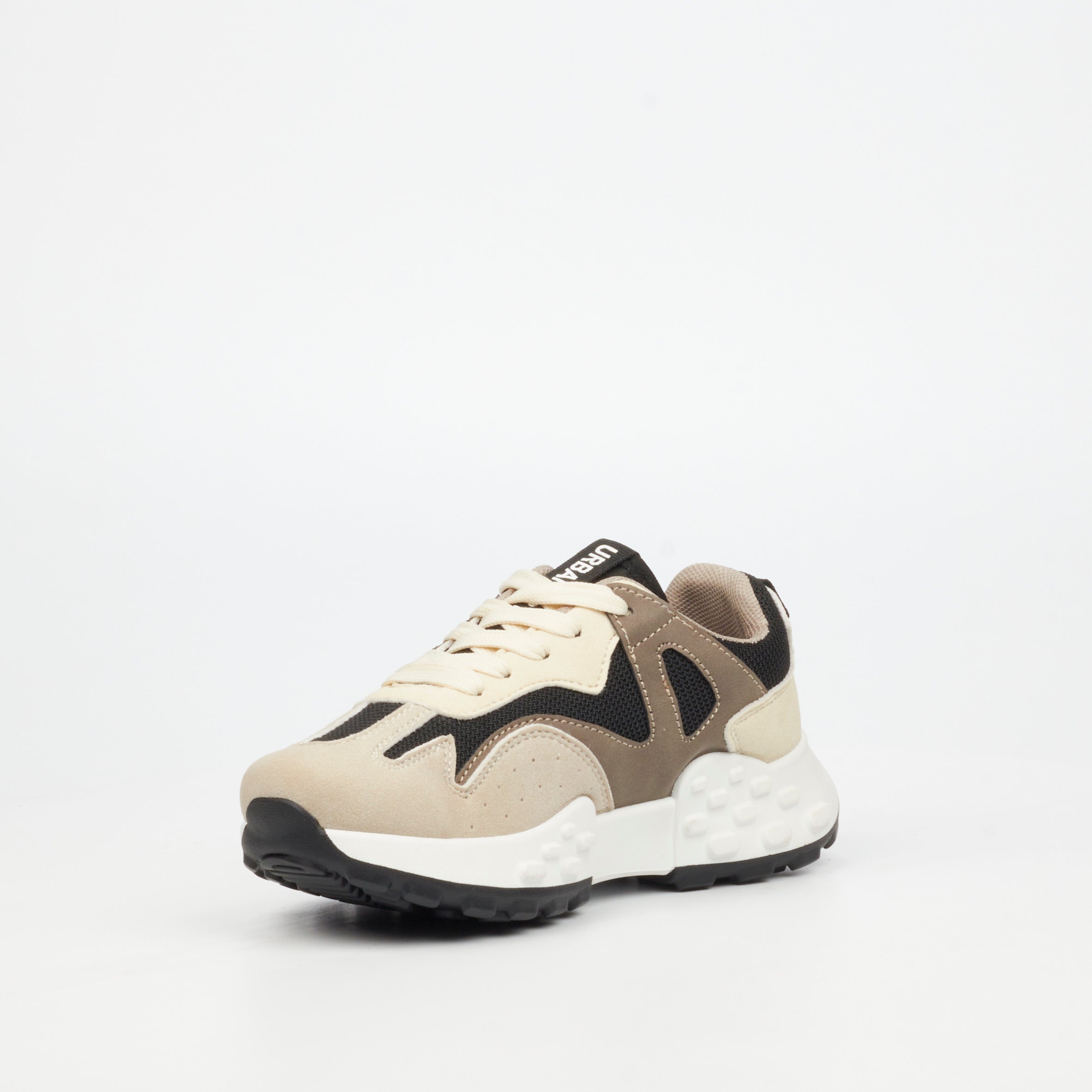 Urbanart Redo 1 Faux Wax / Faux Nylon Sneaker - Grey (youth) footwear UBRT