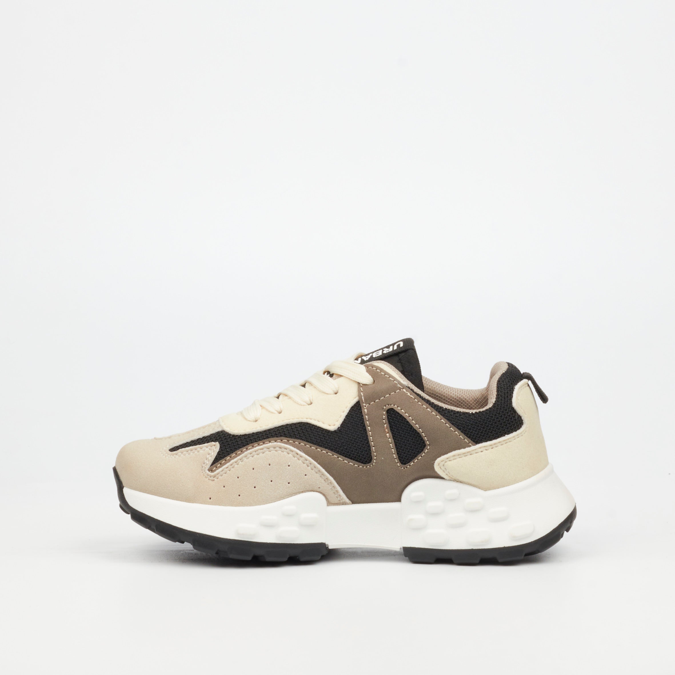 Urbanart Redo 1 Faux Wax / Faux Nylon Sneaker - Grey (youth) footwear UBRT