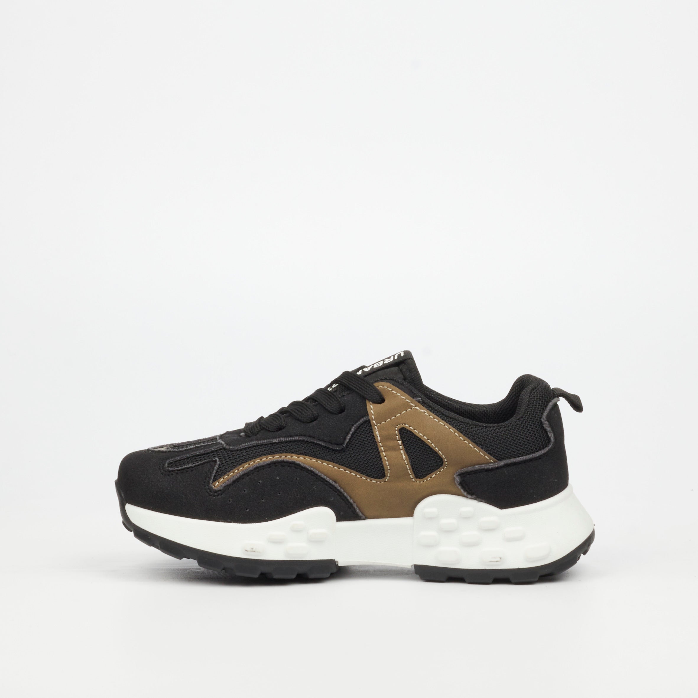Urbanart Redo 1 Faux Wax / Faux Nylon Sneaker - Olive ( youth) footwear UBRT