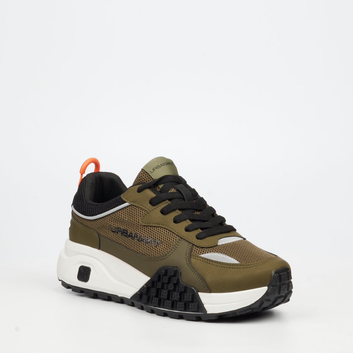 Urbanart Redo 8 Faux Nubuck / Mesh Sneaker - Olive