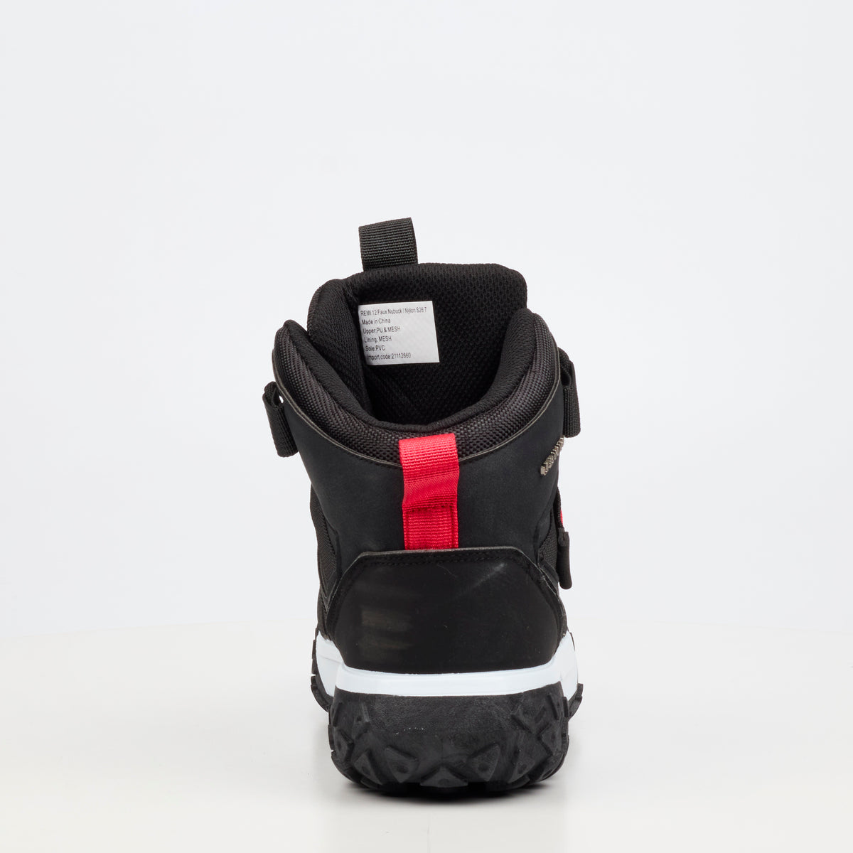 Urbanart Remi 12 Faux Nubuck / Nylon Ankle Boot - Black footwear Urbanart