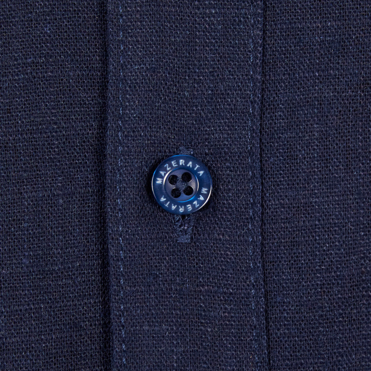 Mazerata Rome 1 Cotton Shirt - Navy apparel Mazerata