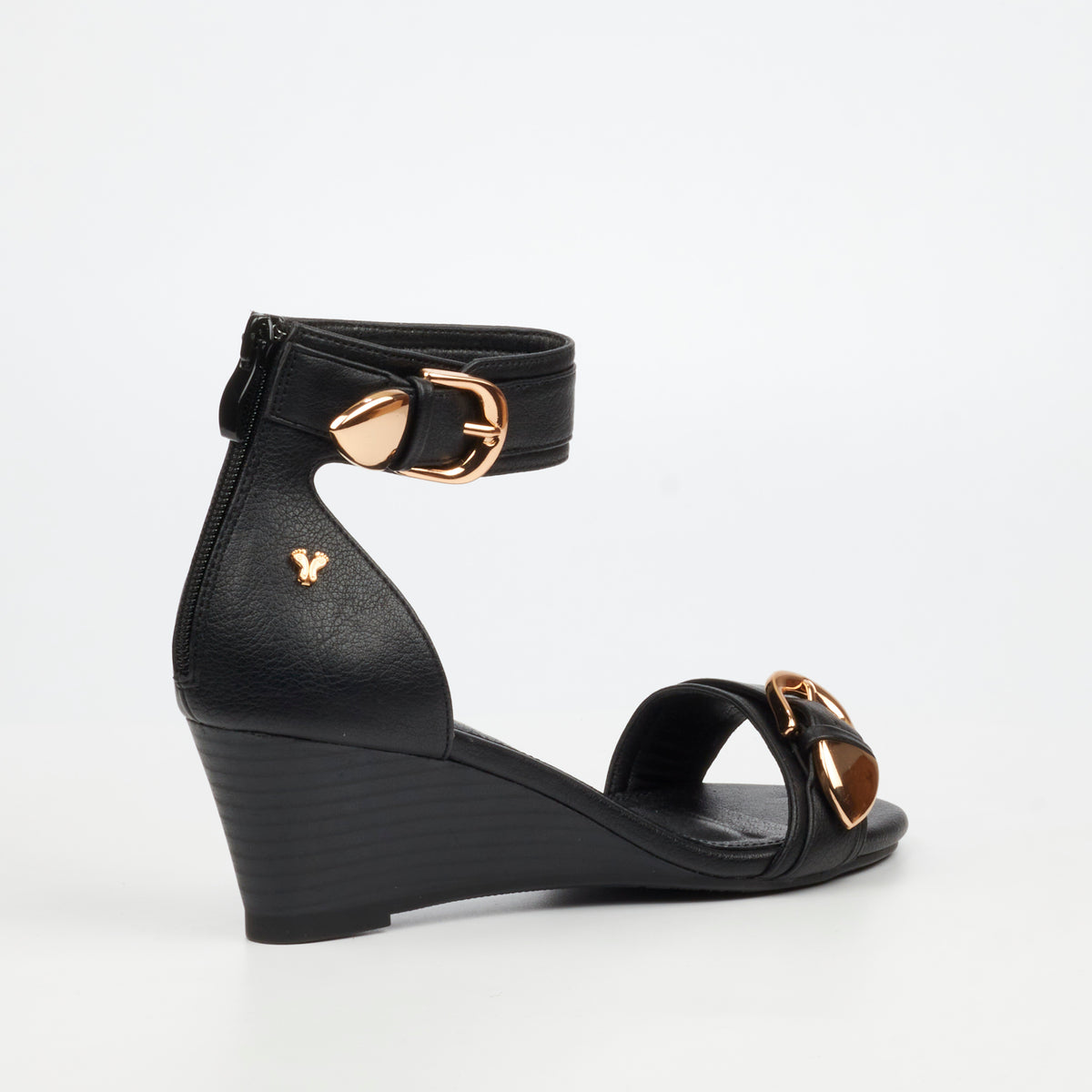 Butterfly Feet Shani 16 Wedge - Black footwear Butterfly Feet