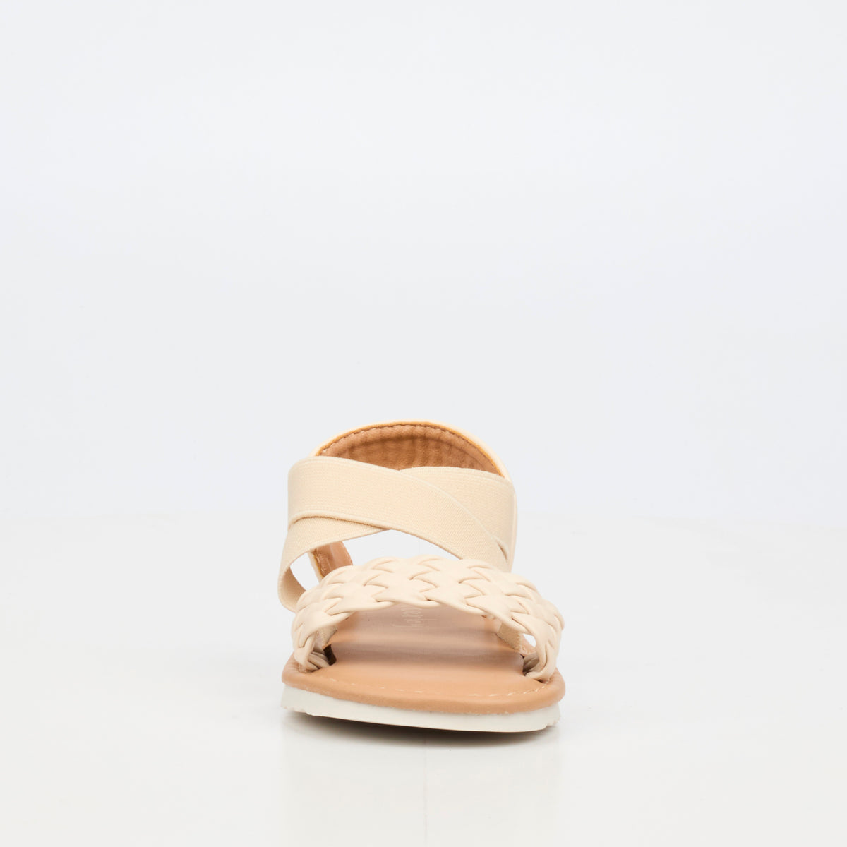 Flutterby Skylie 1 Sandal - Beige (Infants) footwear Flutterby
