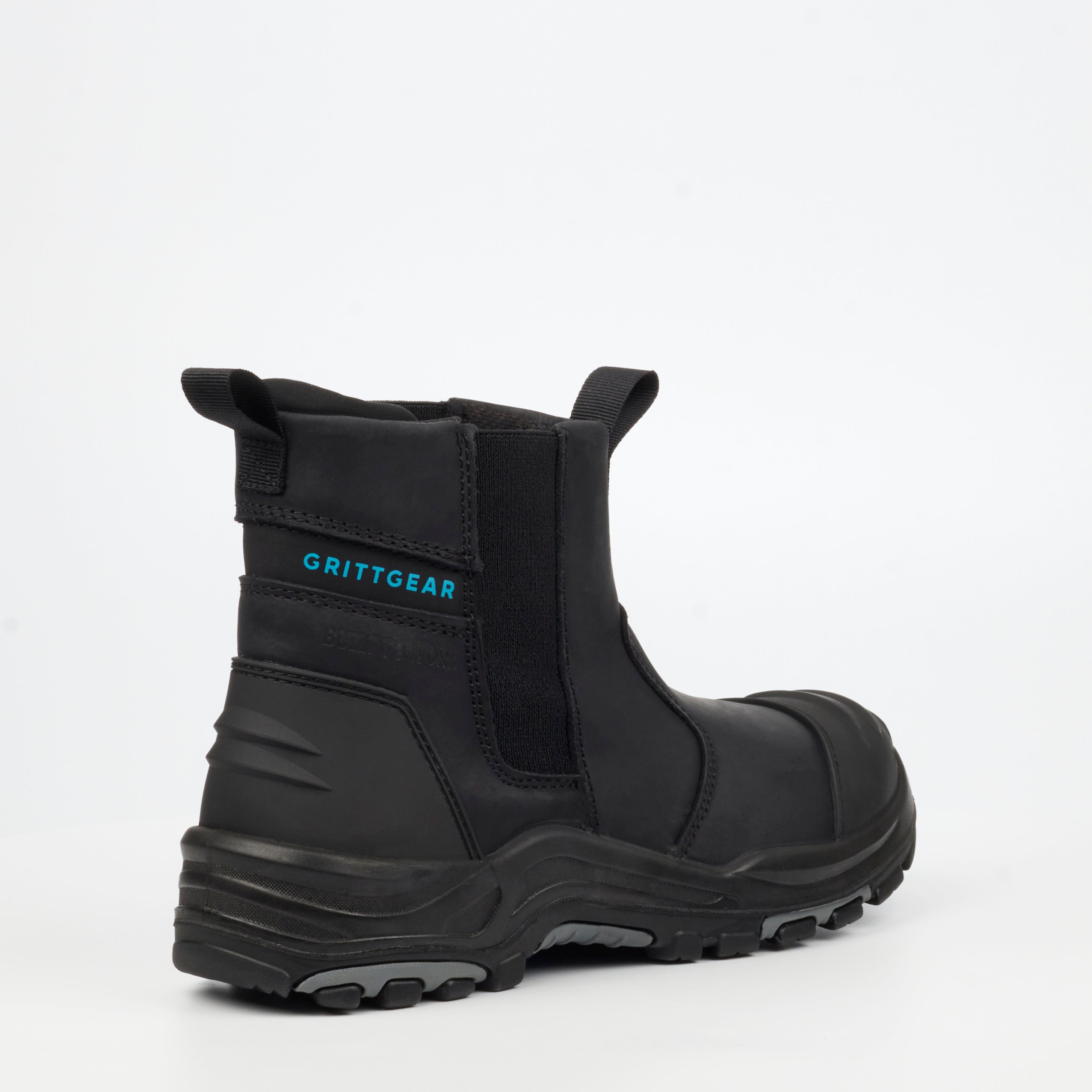 Grittgear Slate S3 Crazy Horse Leather Safety Boot - Black safety Grittgear