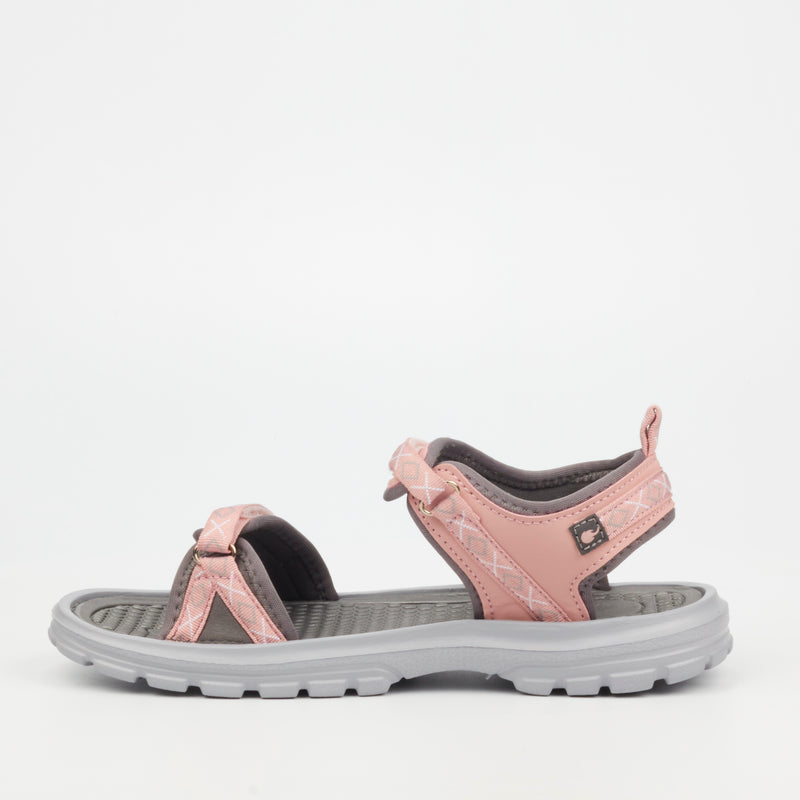 Urbanart Slide 1 Canvas Sandal - Pink (Ladies) footwear Urbanart   