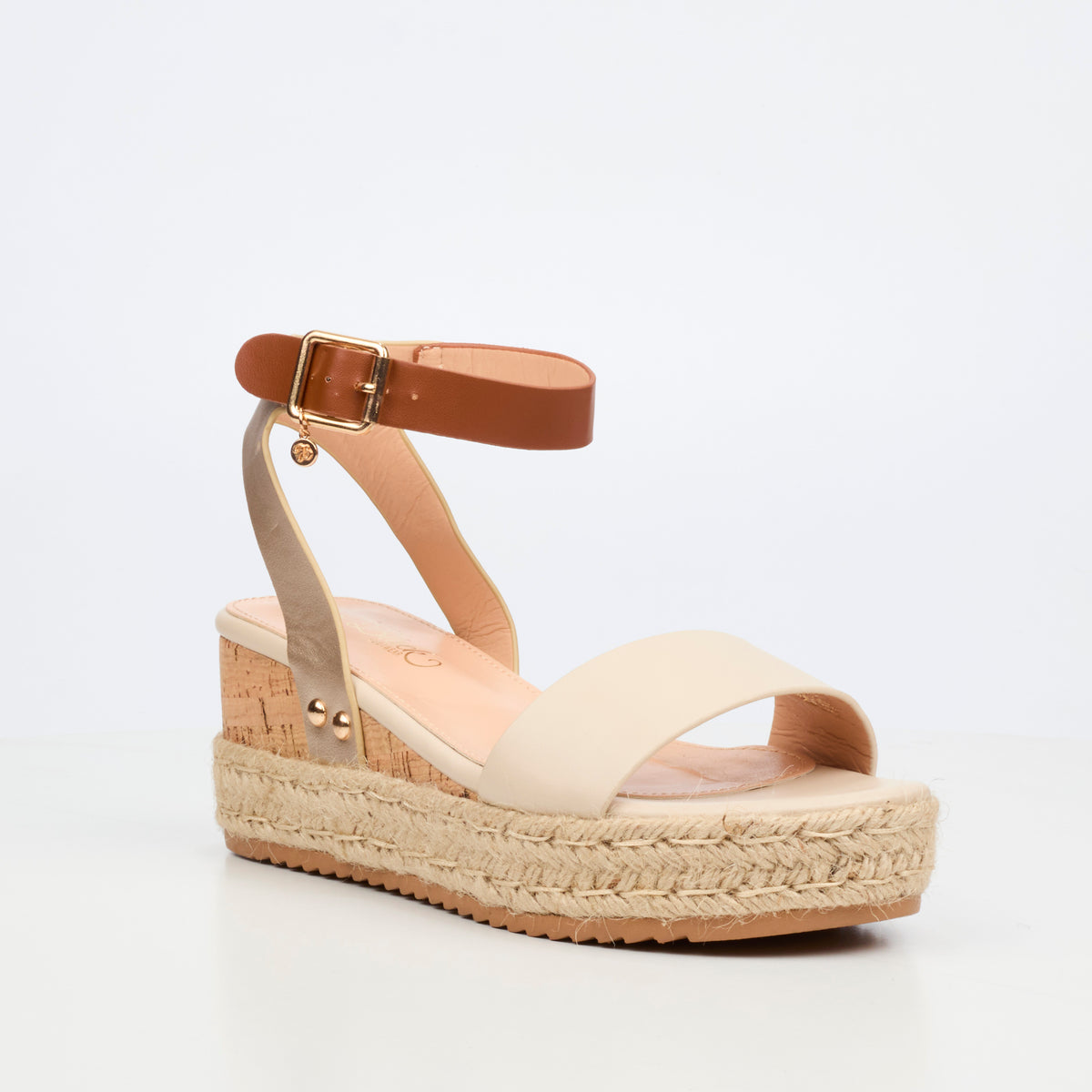 Miss Black Steffi 8 Wedge - Natural footwear Miss Black