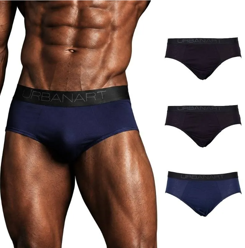 Urban Art Short Briefs – Shadow and Sea (2 x Black, 1 x Navy) apparel Urbanart