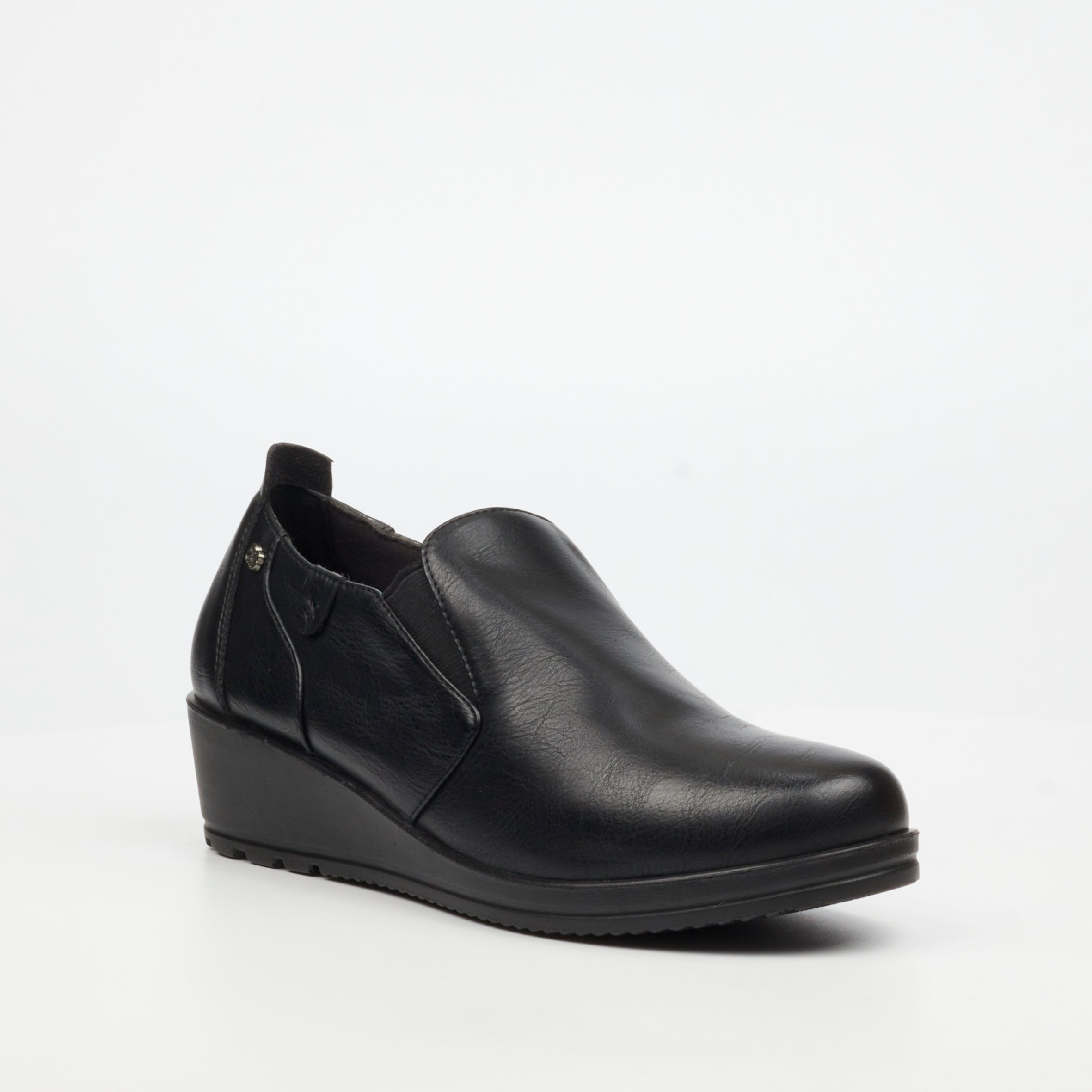 Butterfly Classics Takota 1 Faux Leather Ankle Boots - Black footwear Butterfly Classics