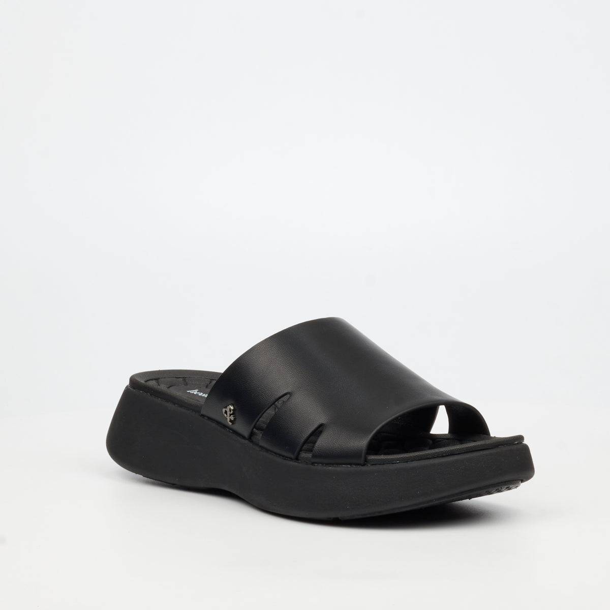 Heart & Sole Theodora 2 Flat Sandals - Black footwear Heart & Sole