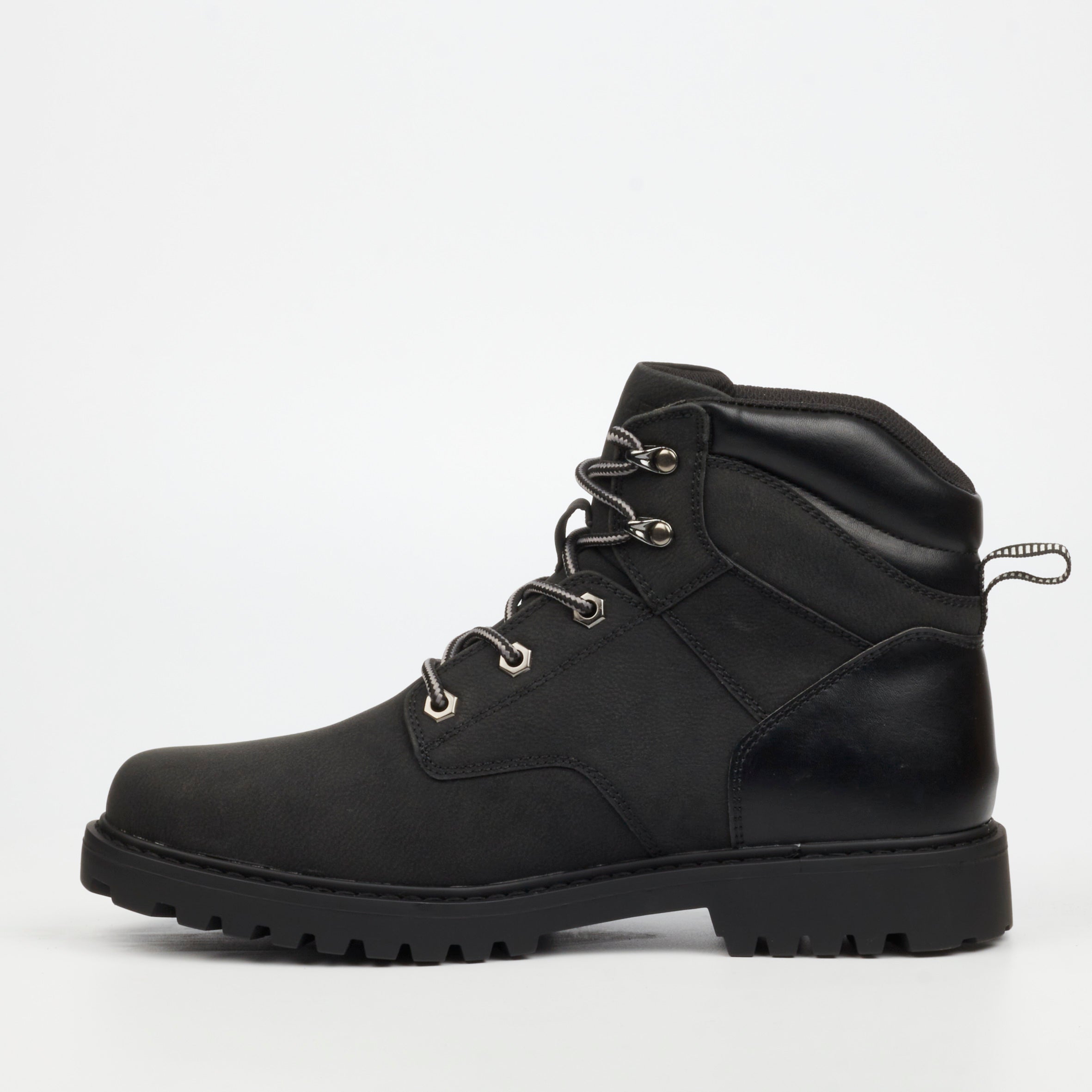 Urbanart Timba 16 Faux Nubuck Ankle Boot - Black footwear Urbanart