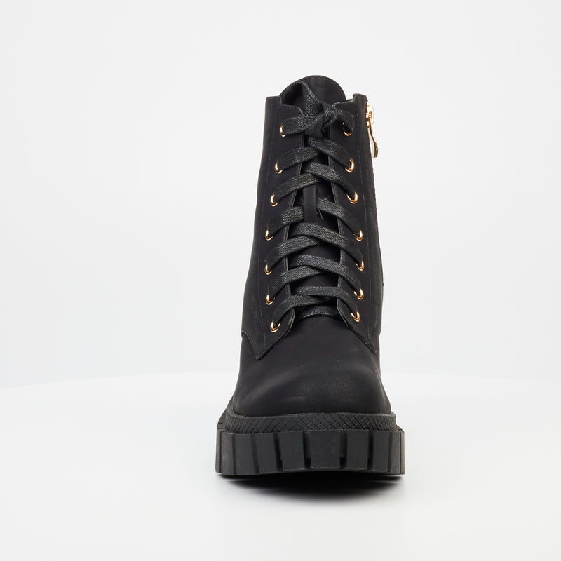 Rock & Co Tremor 1 Ankle Boot - Black footwear Rocknco   