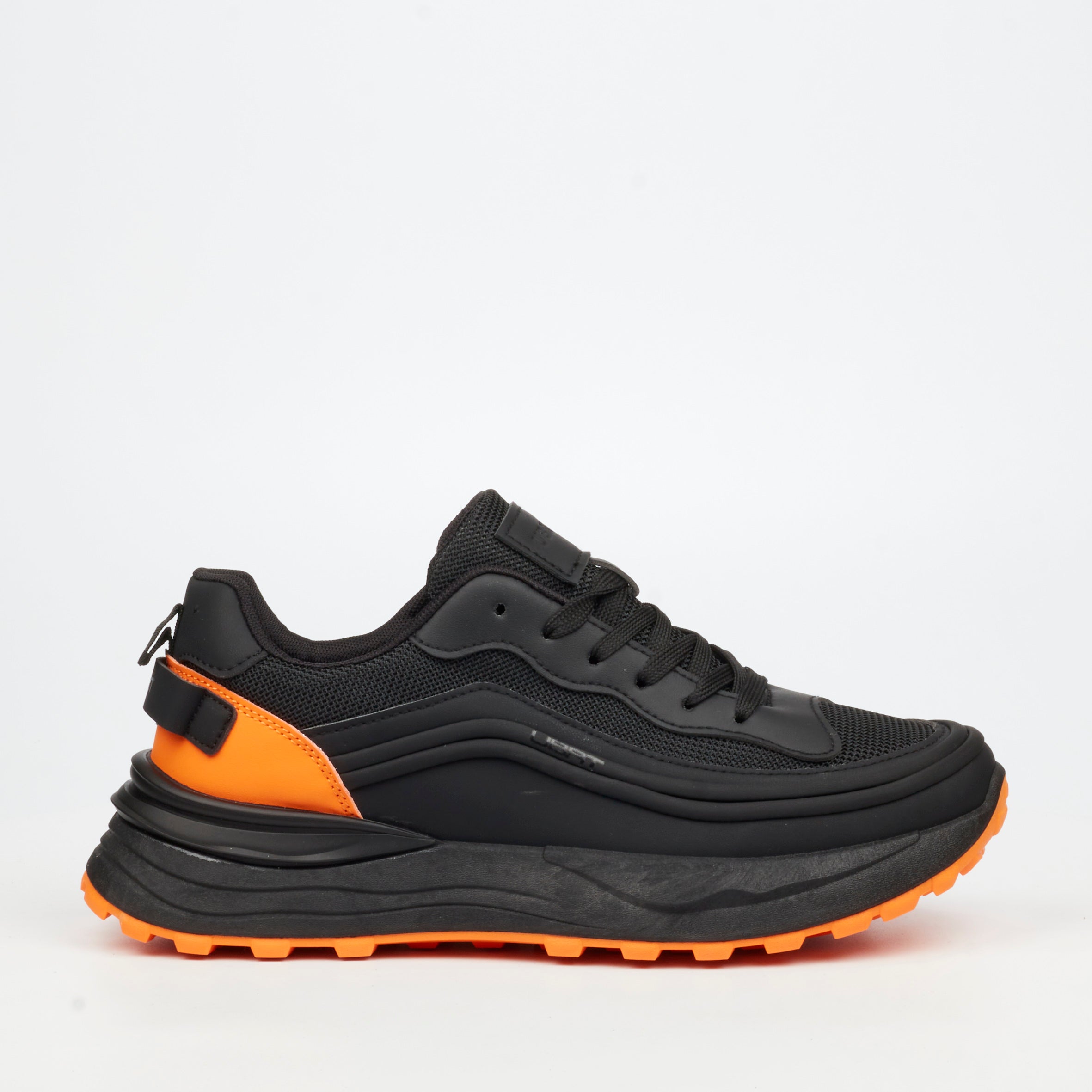 Urbanart Twisted 1 Faux Wax / Mesh Sneaker - Black footwear UBRT