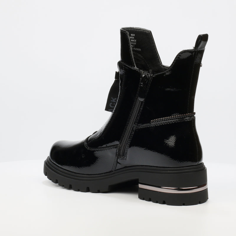 Miss Black Vadar 2 Ankle Boot - Black footwear Miss Black   