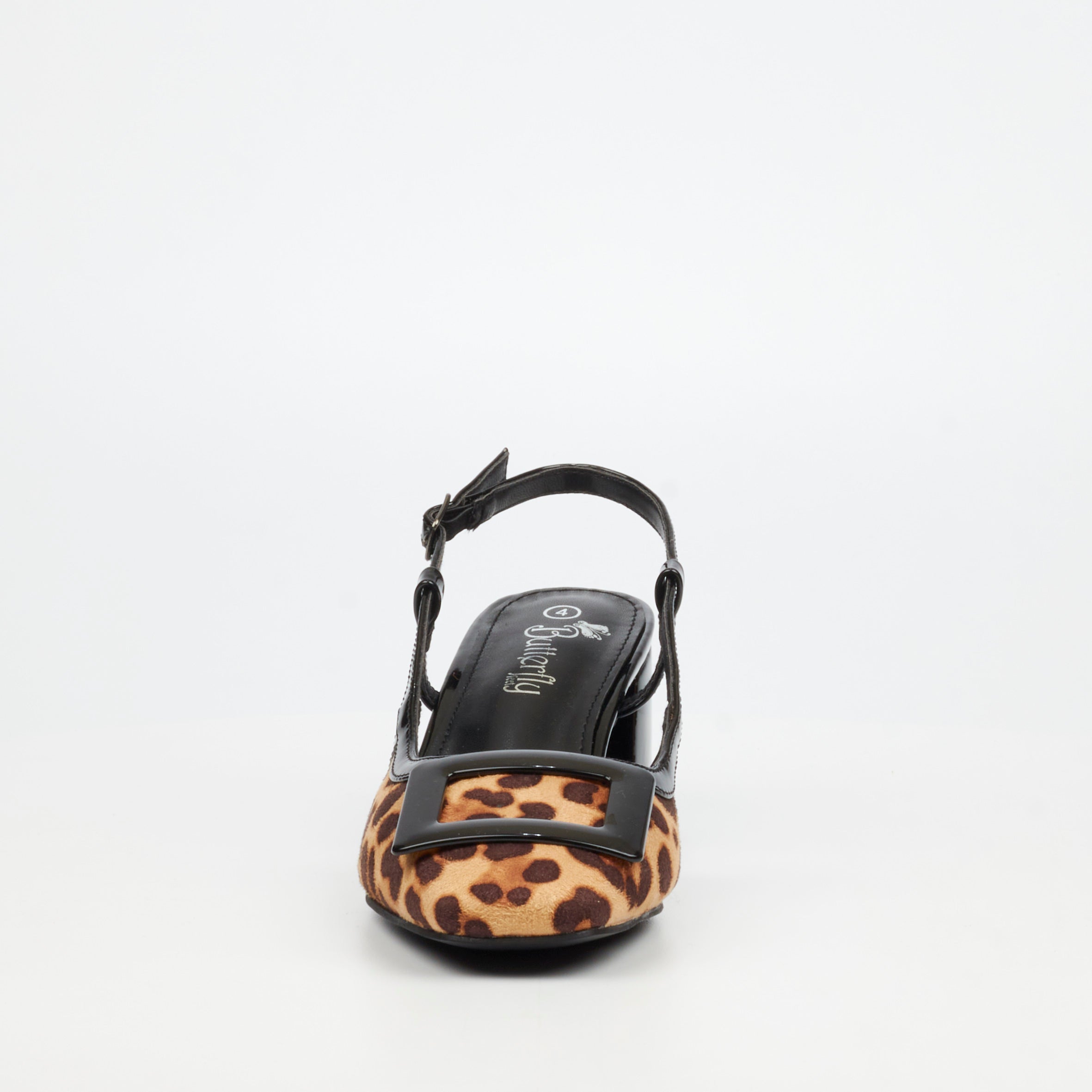 Butterfly Feet Verity 1 Heel - Leopard footwear Butterfly Feet