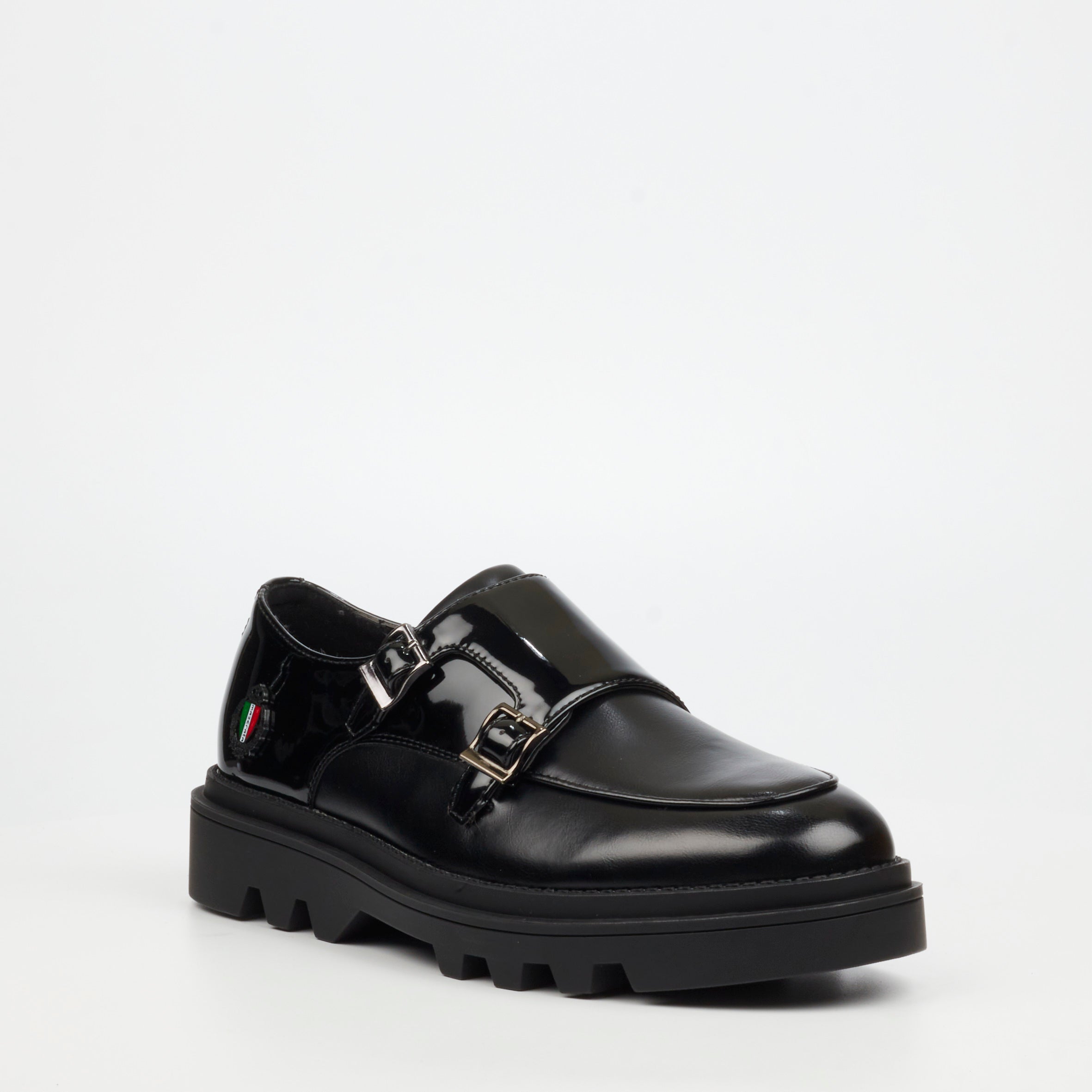 Mazerata Vinchey 30 Faux Patent Shoe - Black footwear Mazerata