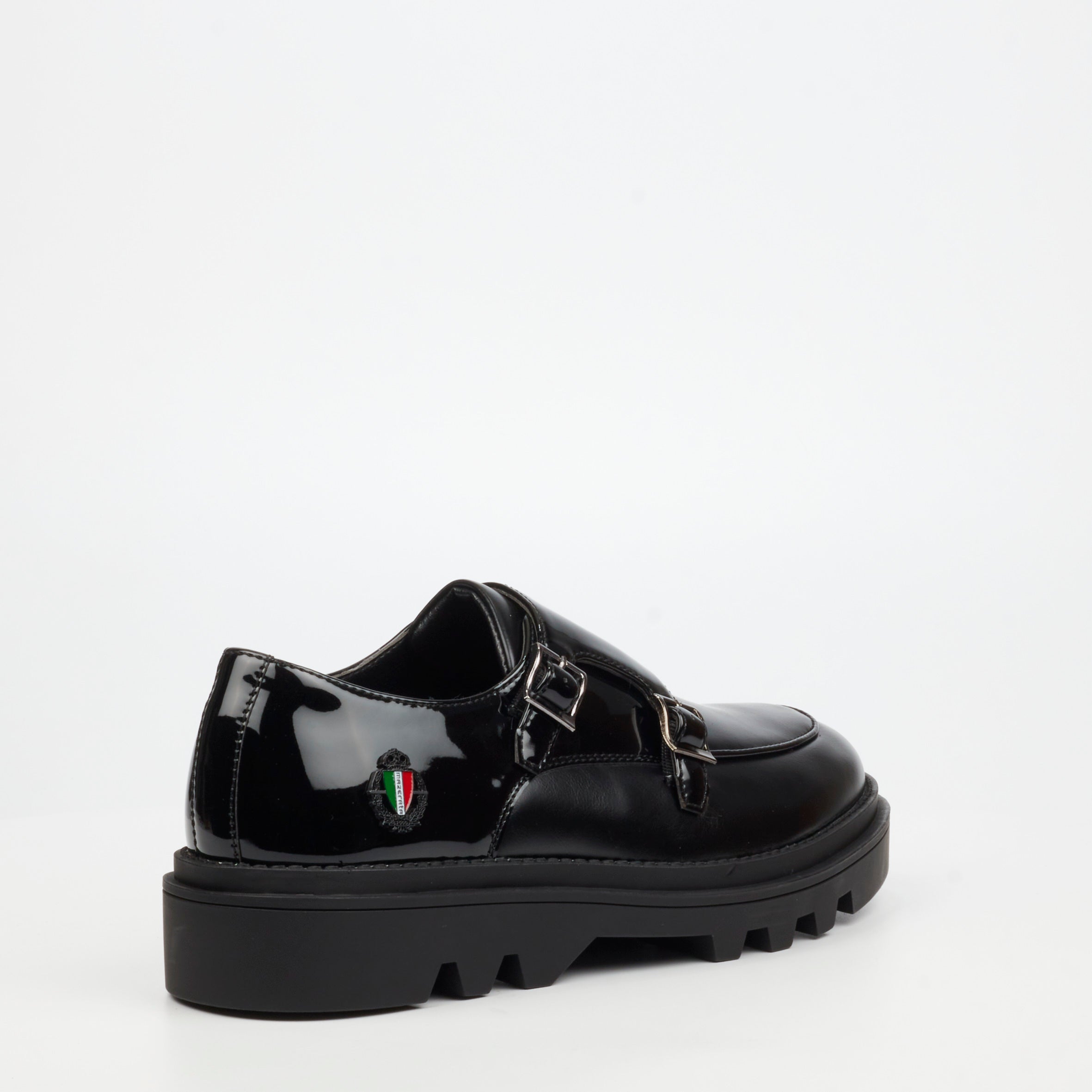 Mazerata Vinchey 30 Faux Patent Shoe - Black footwear Mazerata