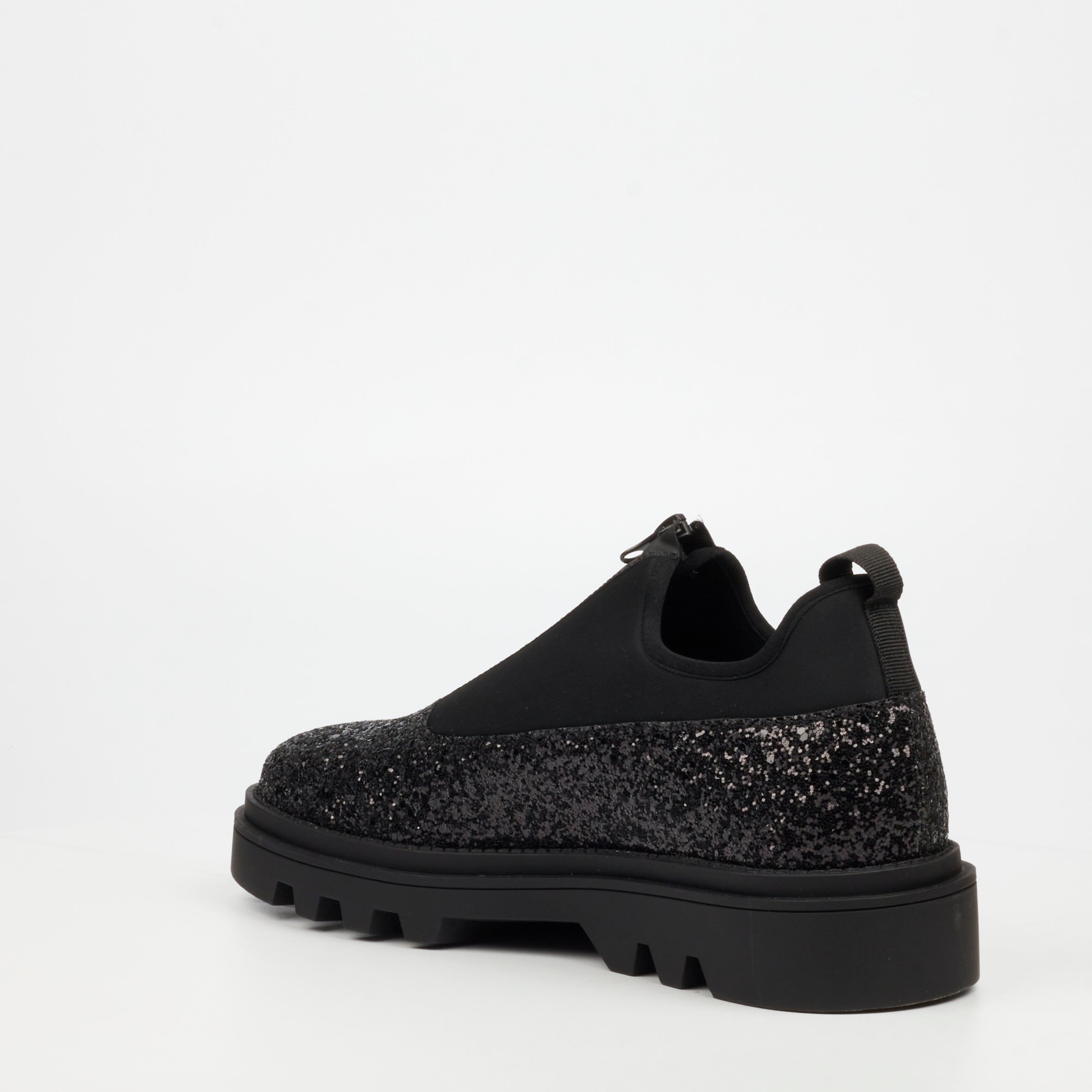 Mazerata Vinchey 3 Rhinestone Shoe - Black footwear Mazerata
