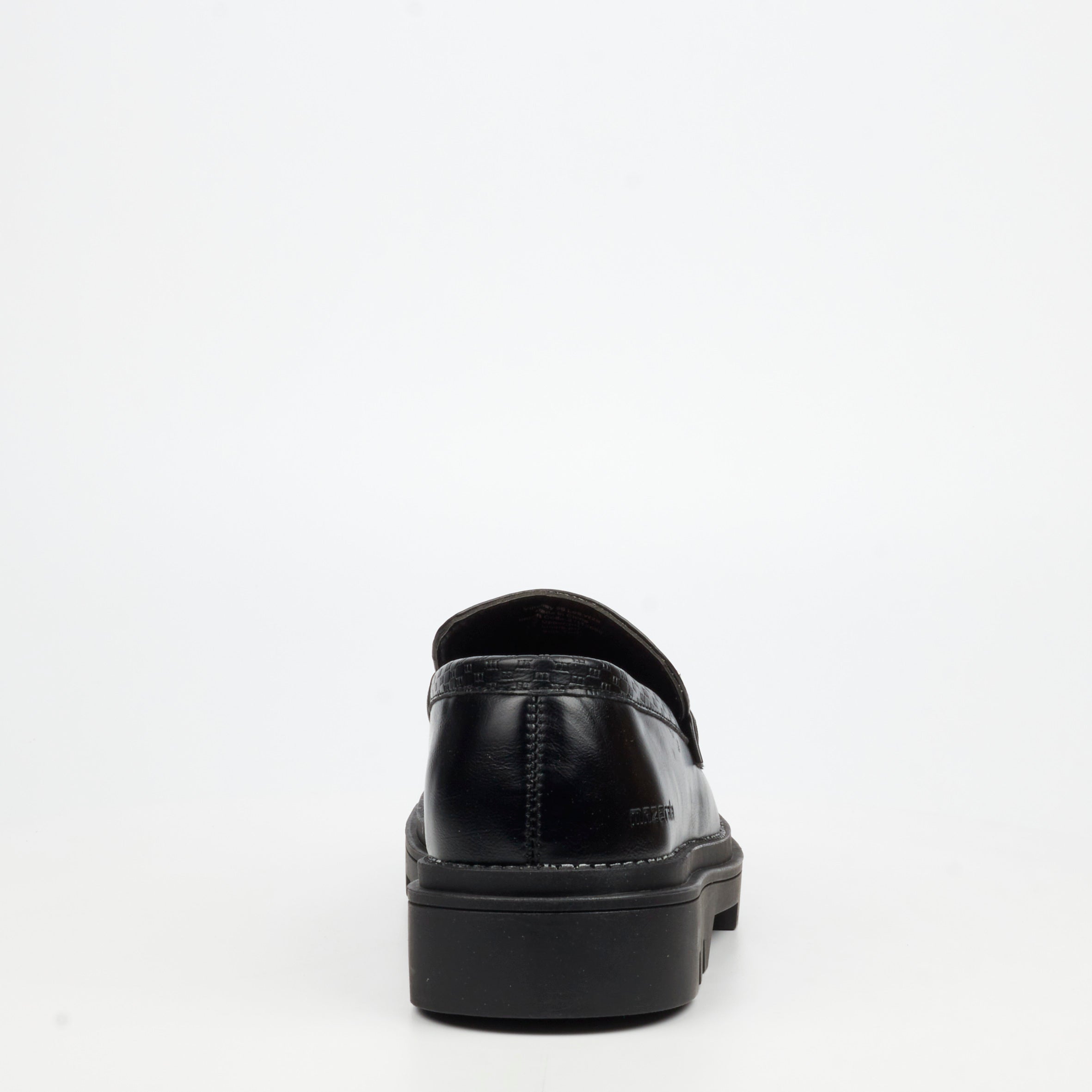 Mazerata Vinchey 59 Faux Leather Shoe - Black footwear Mazerata