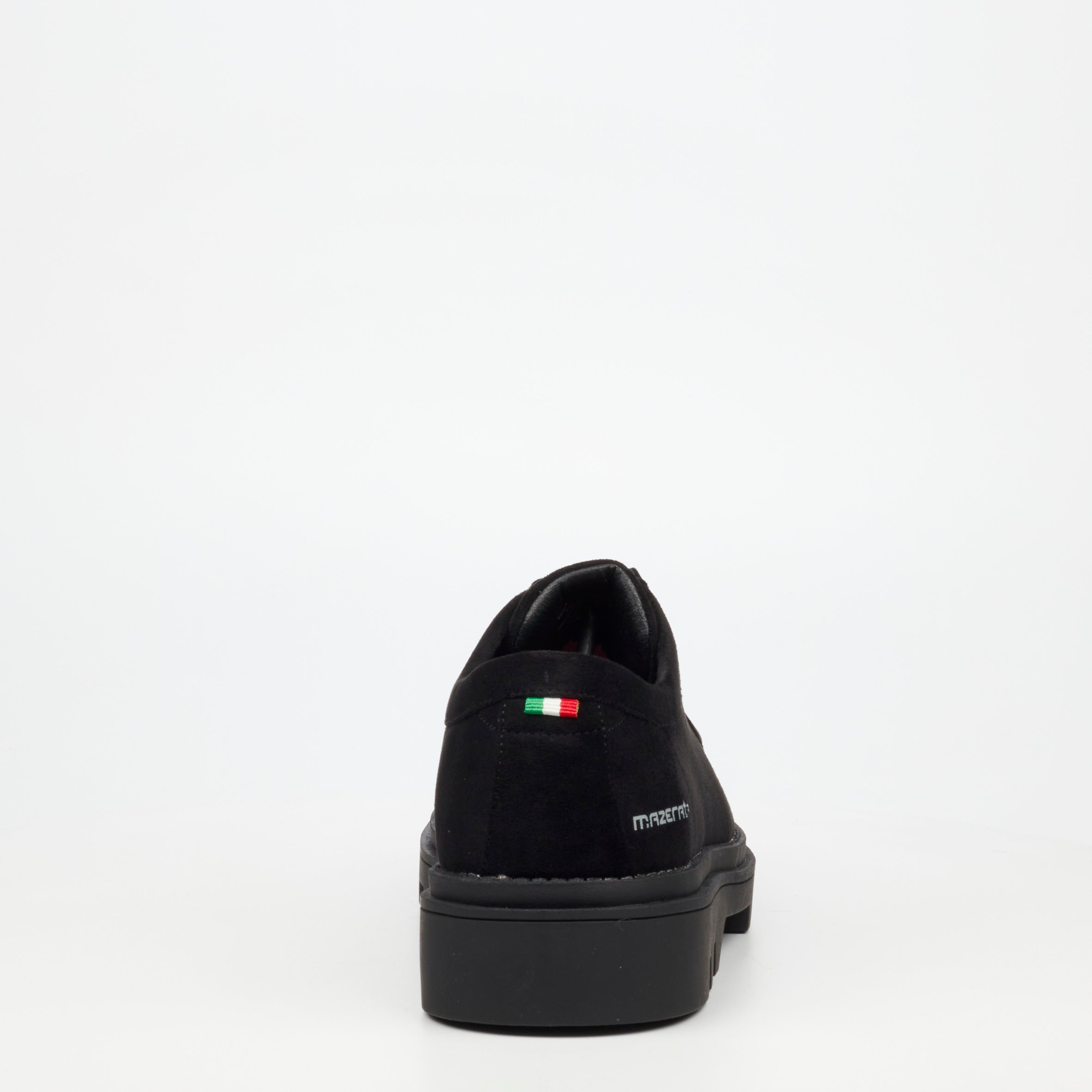 Mazerata Vinchey 71 Faux Suede Shoe - Black footwear Mazerata