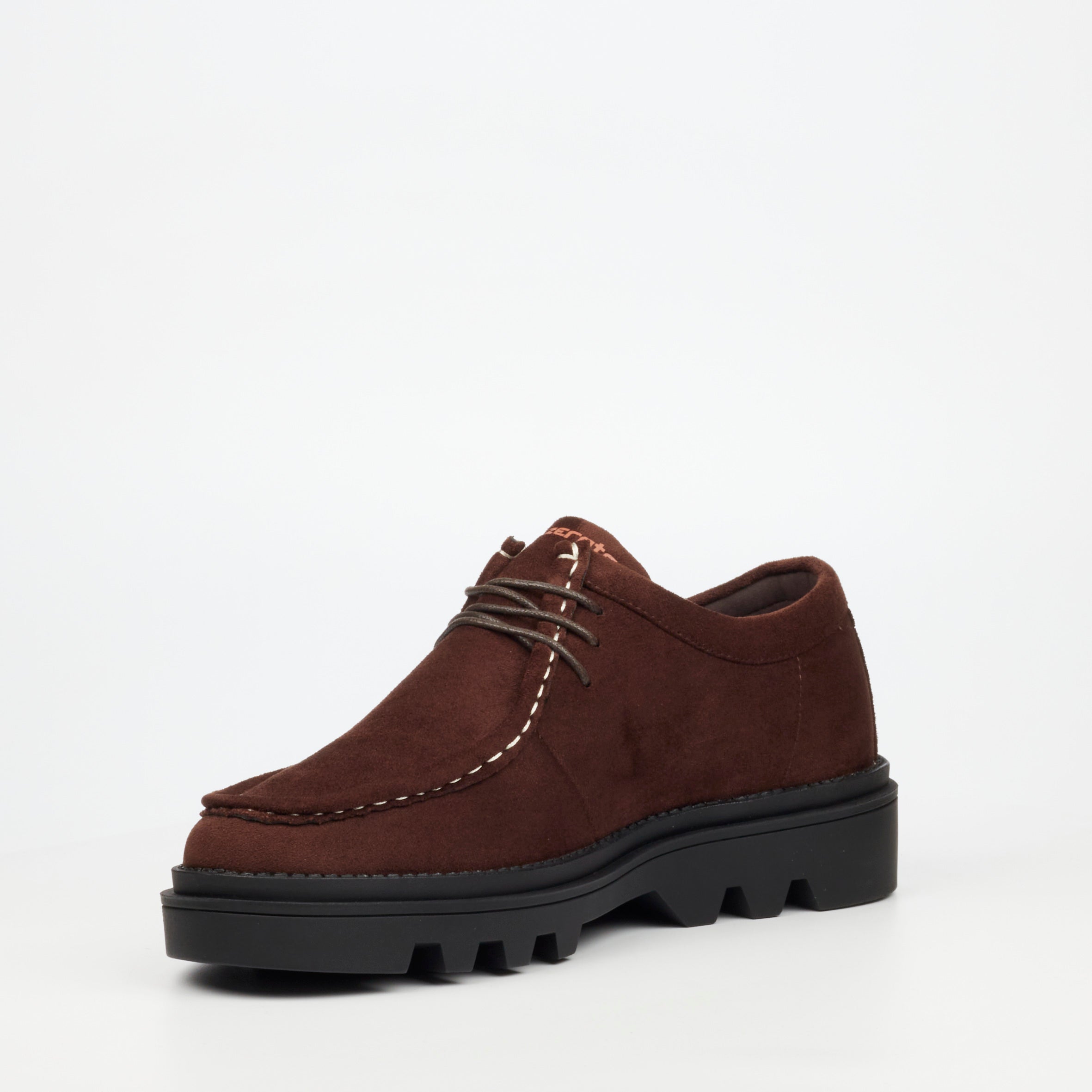 Mazerata Vinchey 71 Faux Suede Shoe - Chocolate footwear Mazerata