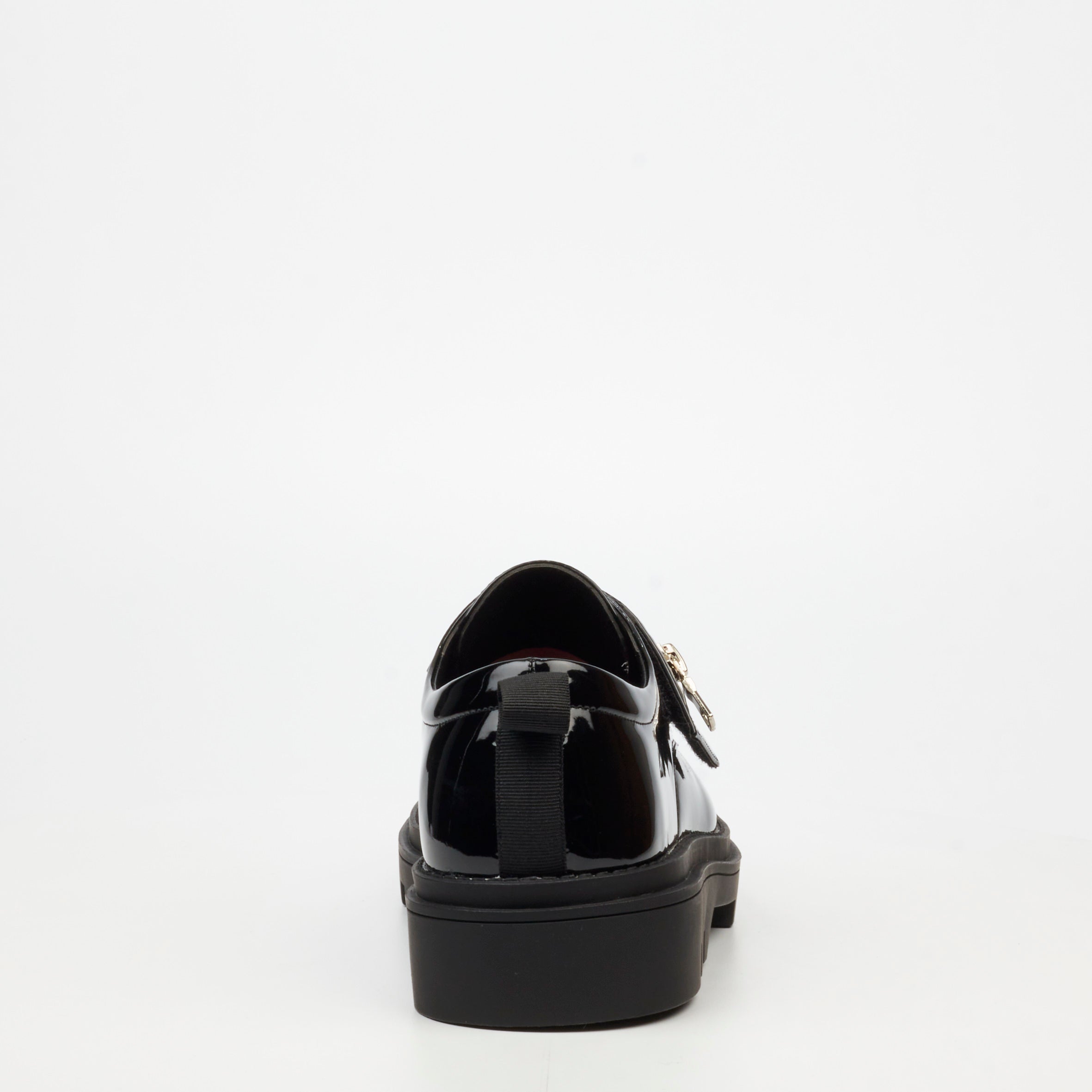 Mazerata Vinchey 73 Faux Patent Shoe - Black footwear Mazerata