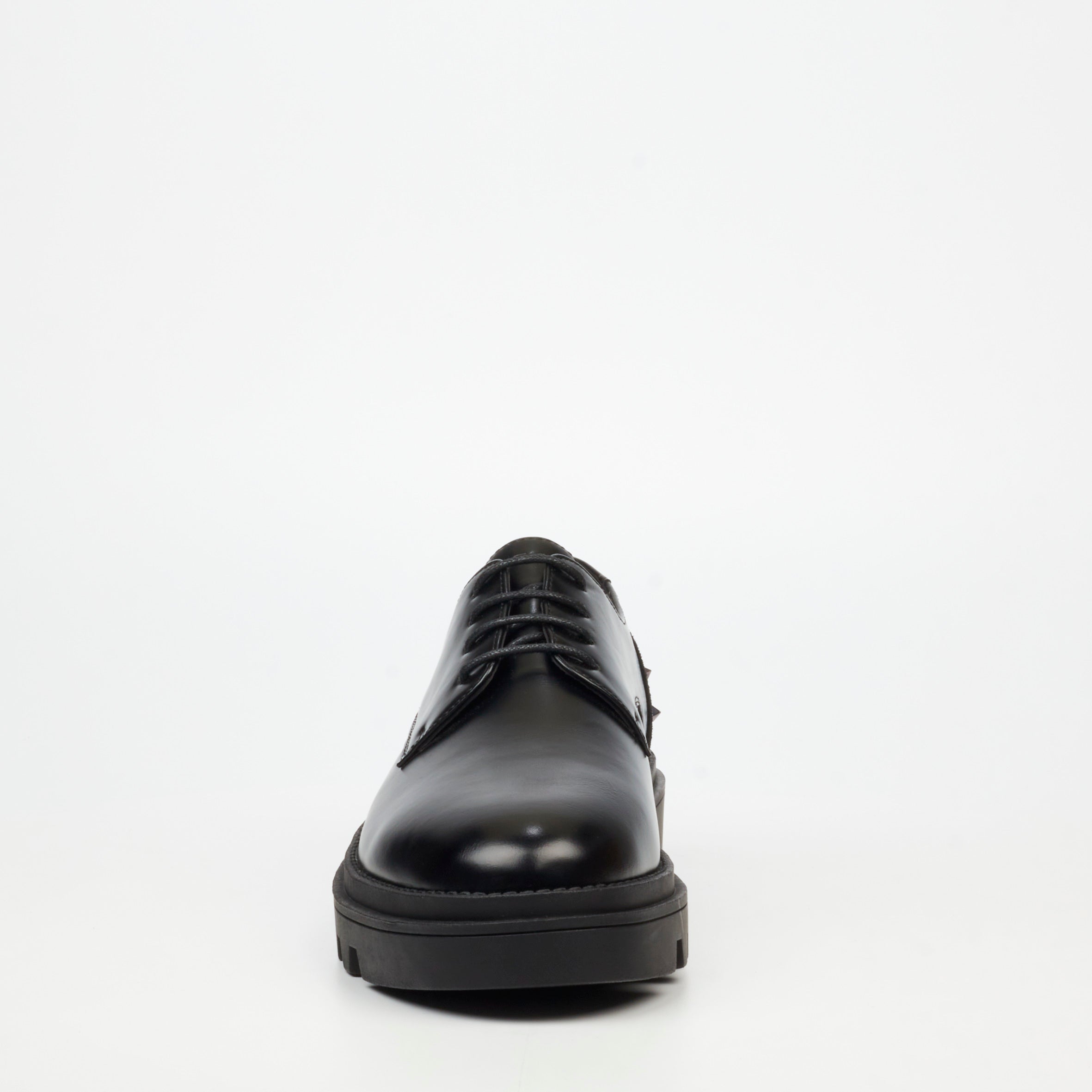 Mazerata Vinchey 74 Faux Wax Shoe - Black footwear Mazerata