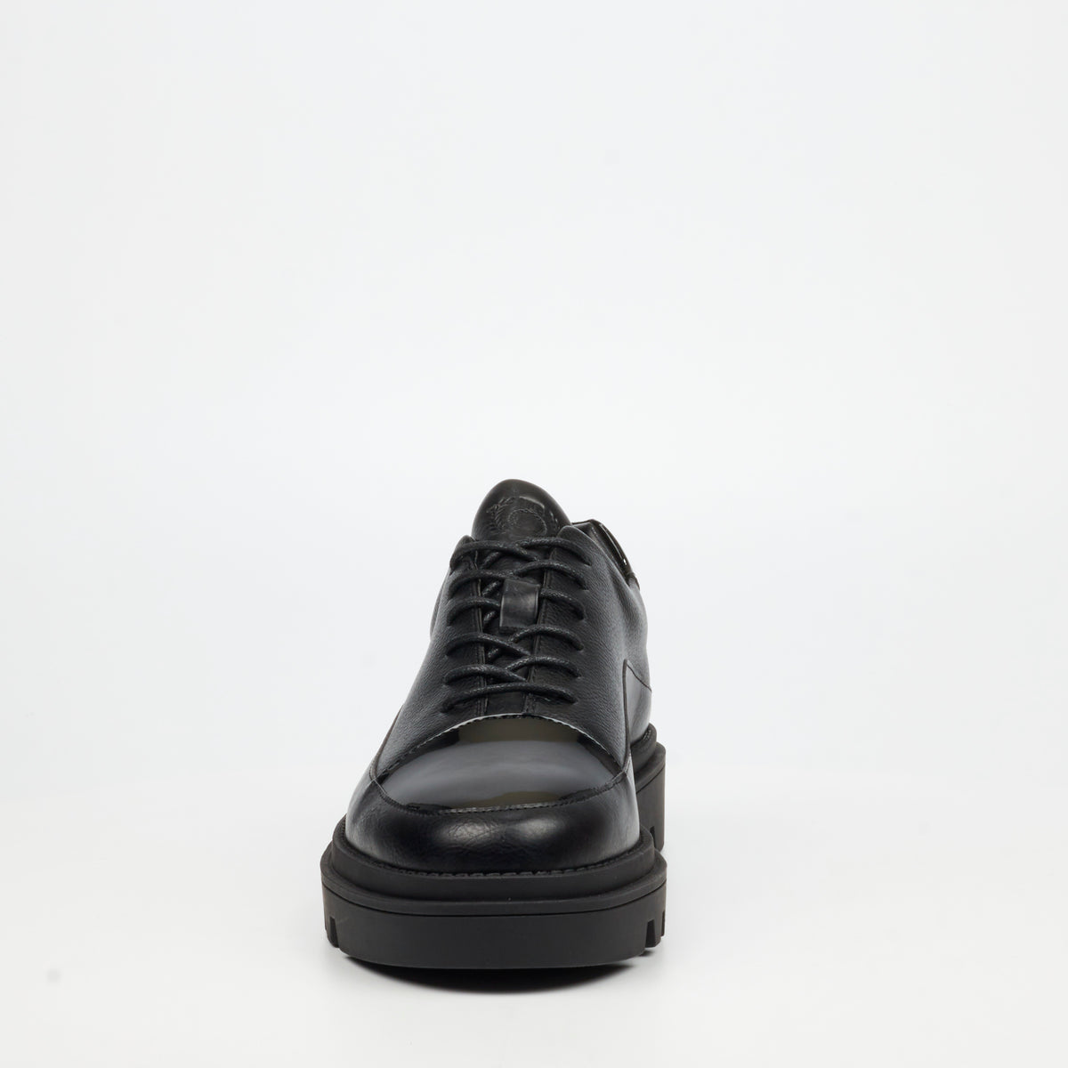 Mazerata Vinchey 79 Faux Wax / Faux Patent Shoe - Black footwear Mazerata