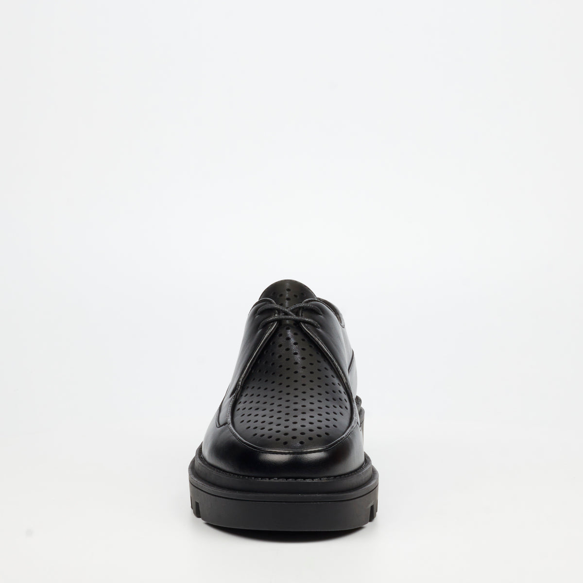Mazerata Vinchey 84 Faux Wax Shoe - Black footwear Mazerata