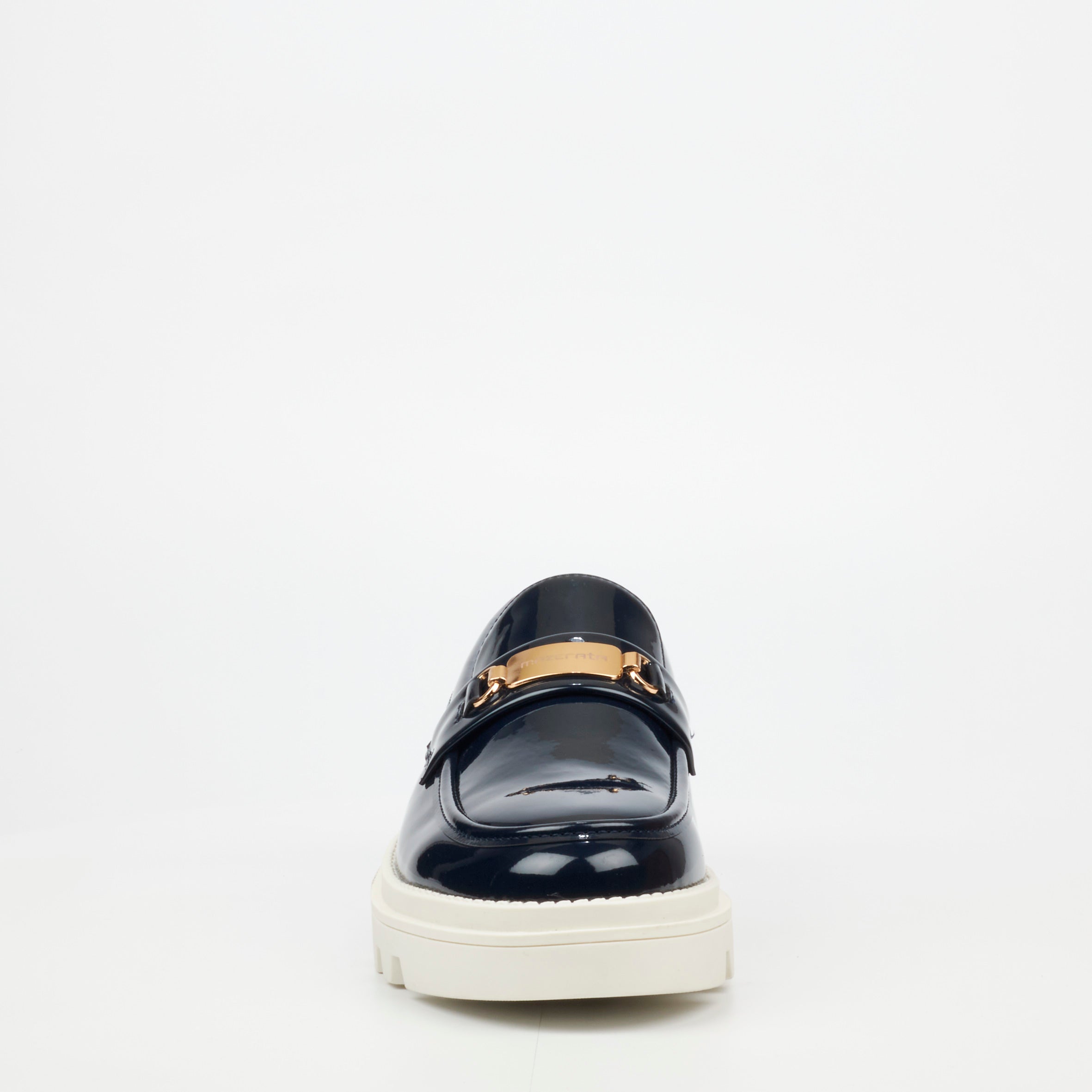 Mazerata Vinchey 90 Faux Patent Shoe - Navy