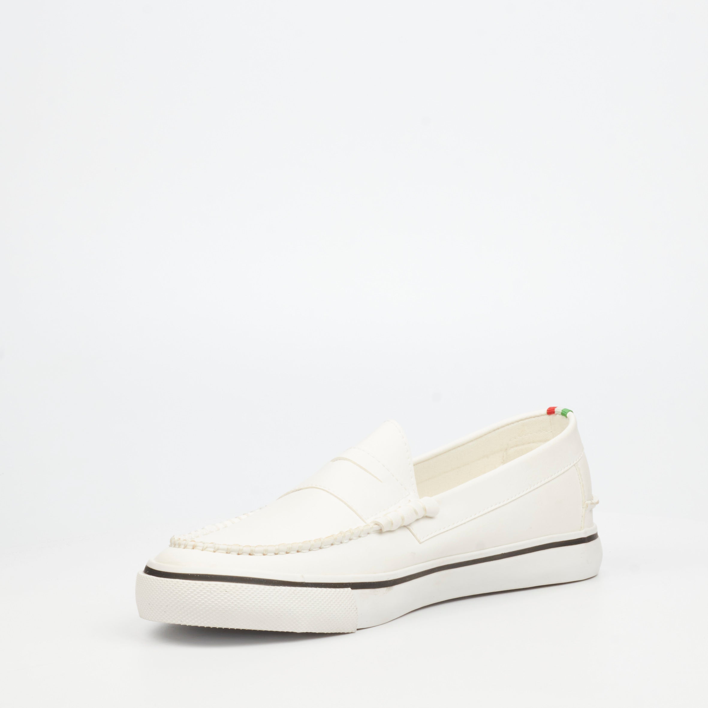 Mazerata Vinny 1 Faux Nubuck Shoe - White footwear Mazerata