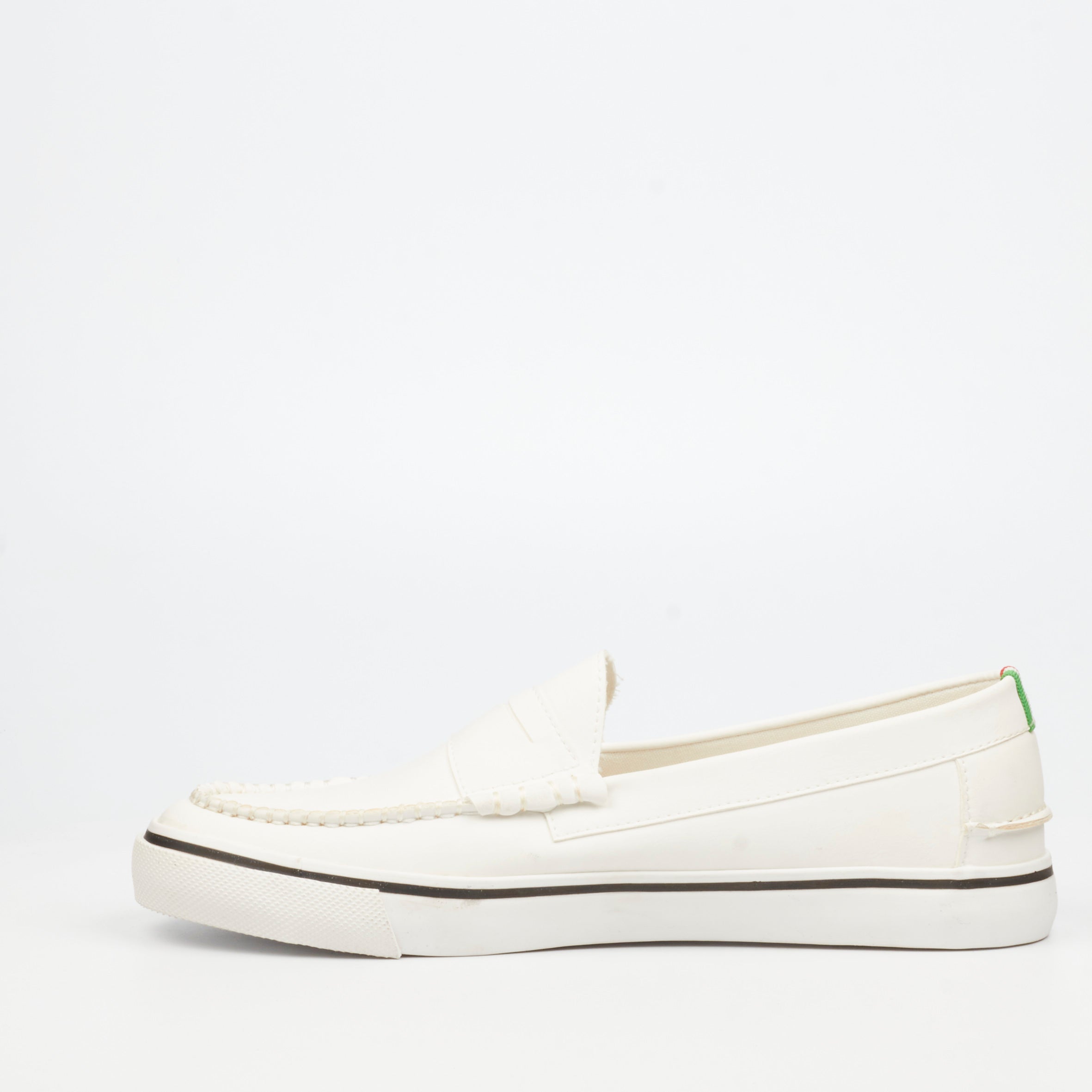 Mazerata Vinny 1 Faux Nubuck Shoe - White footwear Mazerata