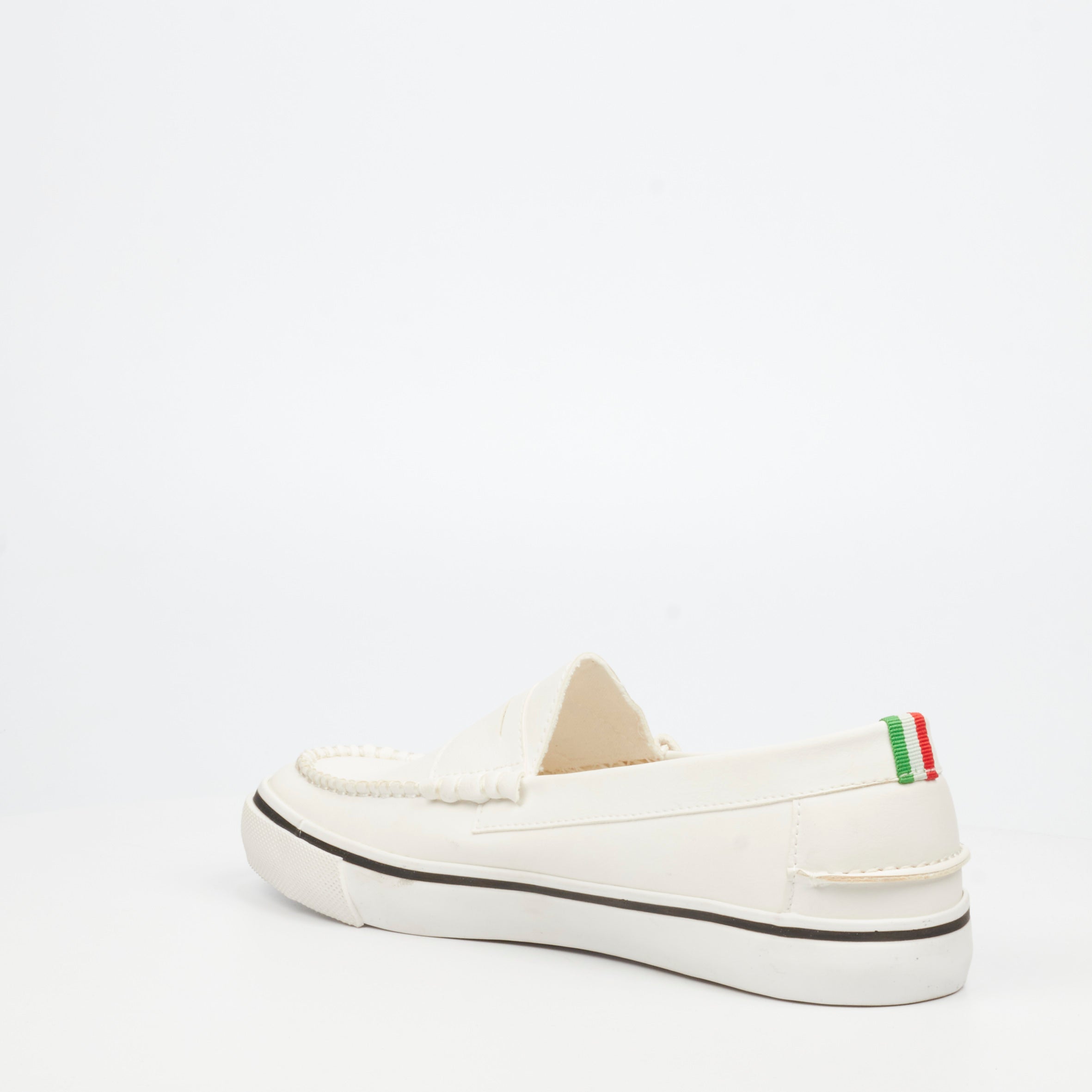 Mazerata Vinny 1 Faux Nubuck Shoe - White footwear Mazerata