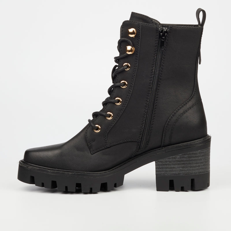 Miss Black Vixen 3 Ankle Boot - Black footwear Miss Black   