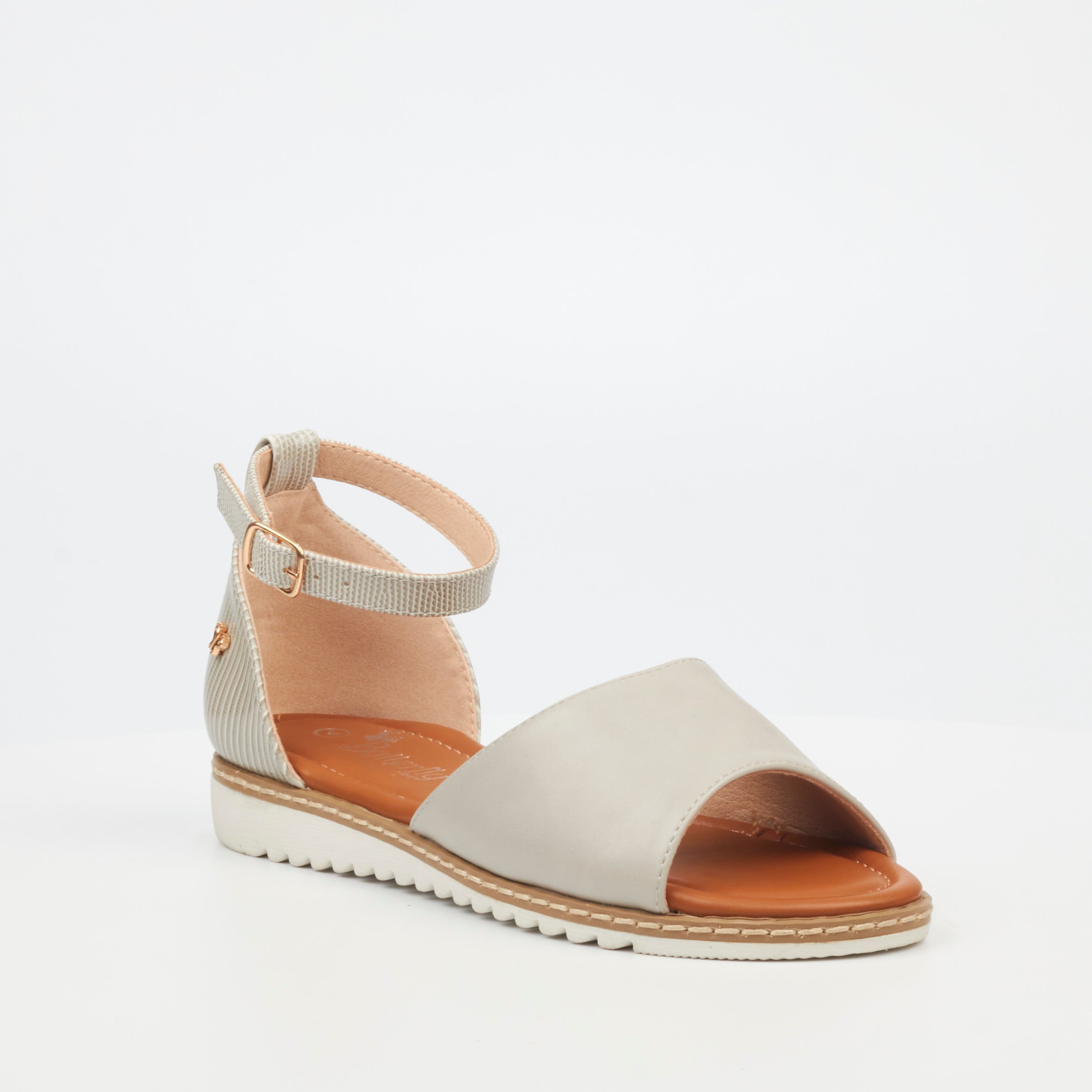 Butterfly Feet Walnut 2 Sandal - Grey footwear Butterfly Feet