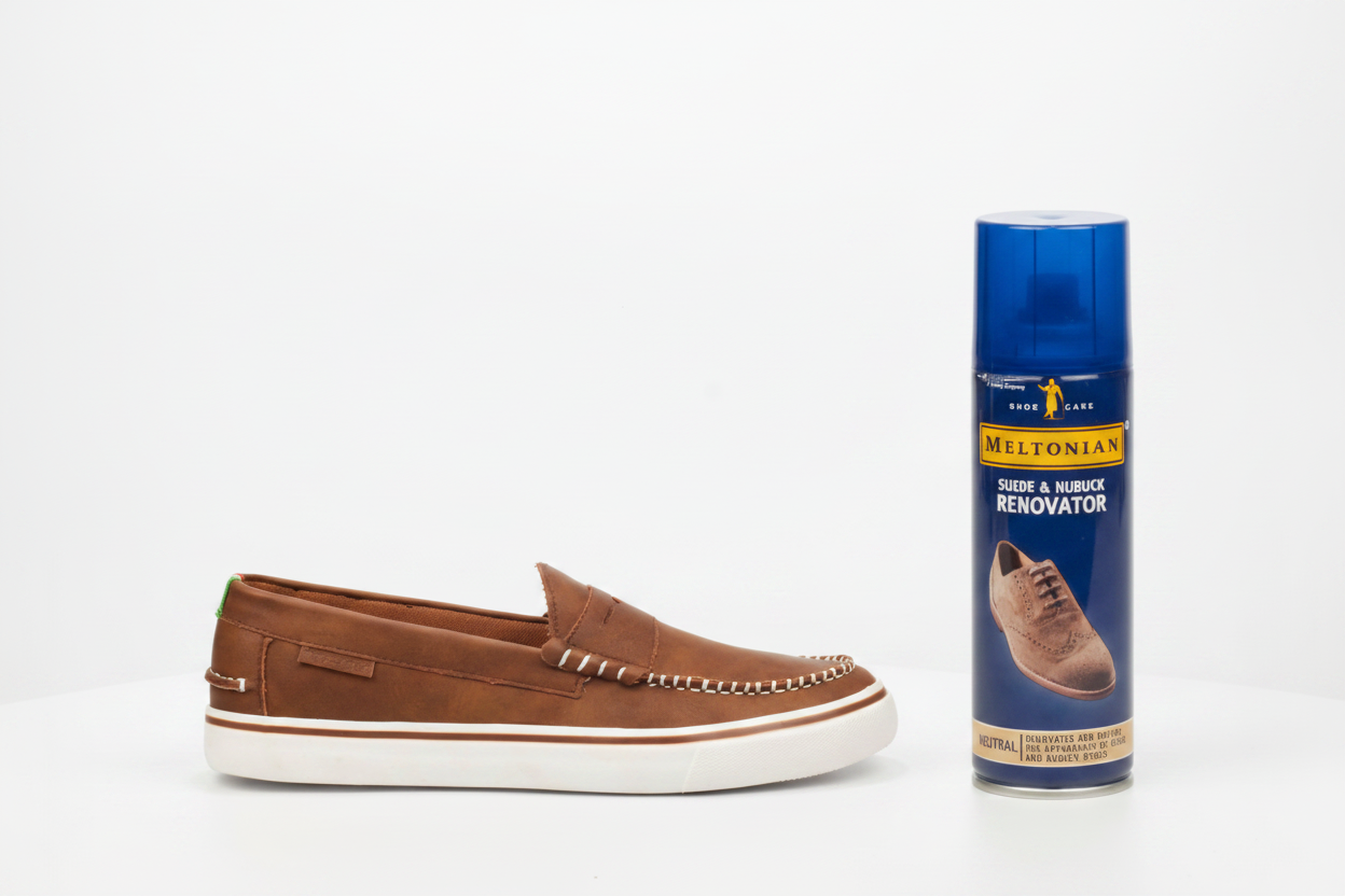 Every Day Comfort Value Bundle - Vinny 1 Faux Nubuck Tan + Suede & Nubuck Renovator Spray DC.ONE